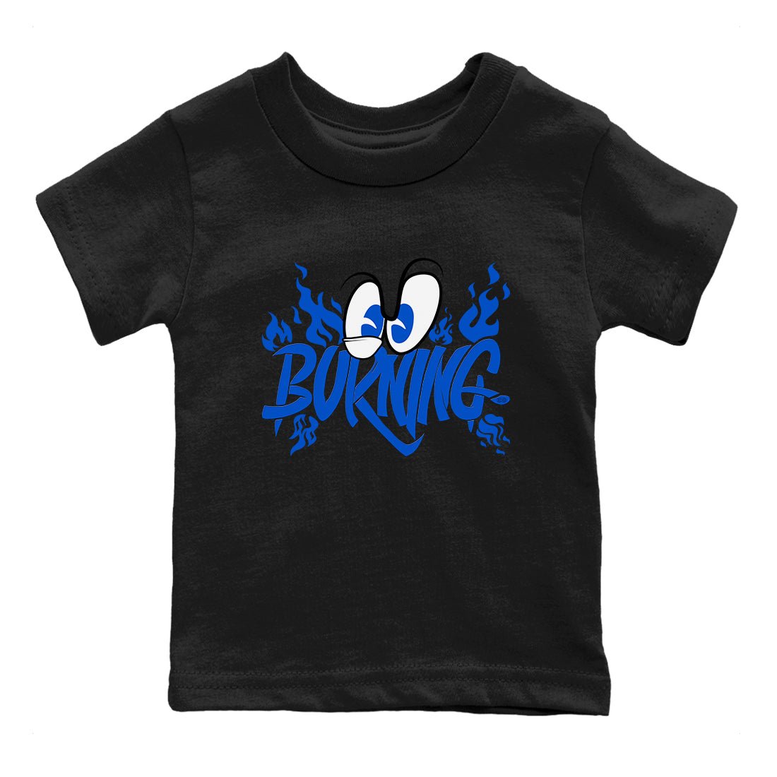 Yeezy Slide Azure shirts to match jordans Burning sneaker match tees Yeezy Slide Azure SNRT Sneaker Tees streetwear brand Baby and Youth Black 2 cotton tee