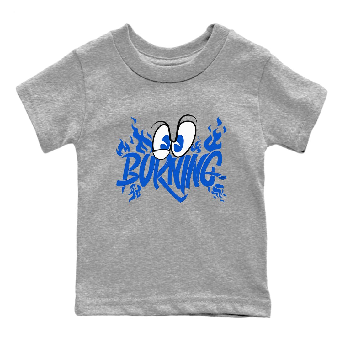 Yeezy Slide Azure shirts to match jordans Burning sneaker match tees Yeezy Slide Azure SNRT Sneaker Tees streetwear brand Baby and Youth Heather Grey 2 cotton tee