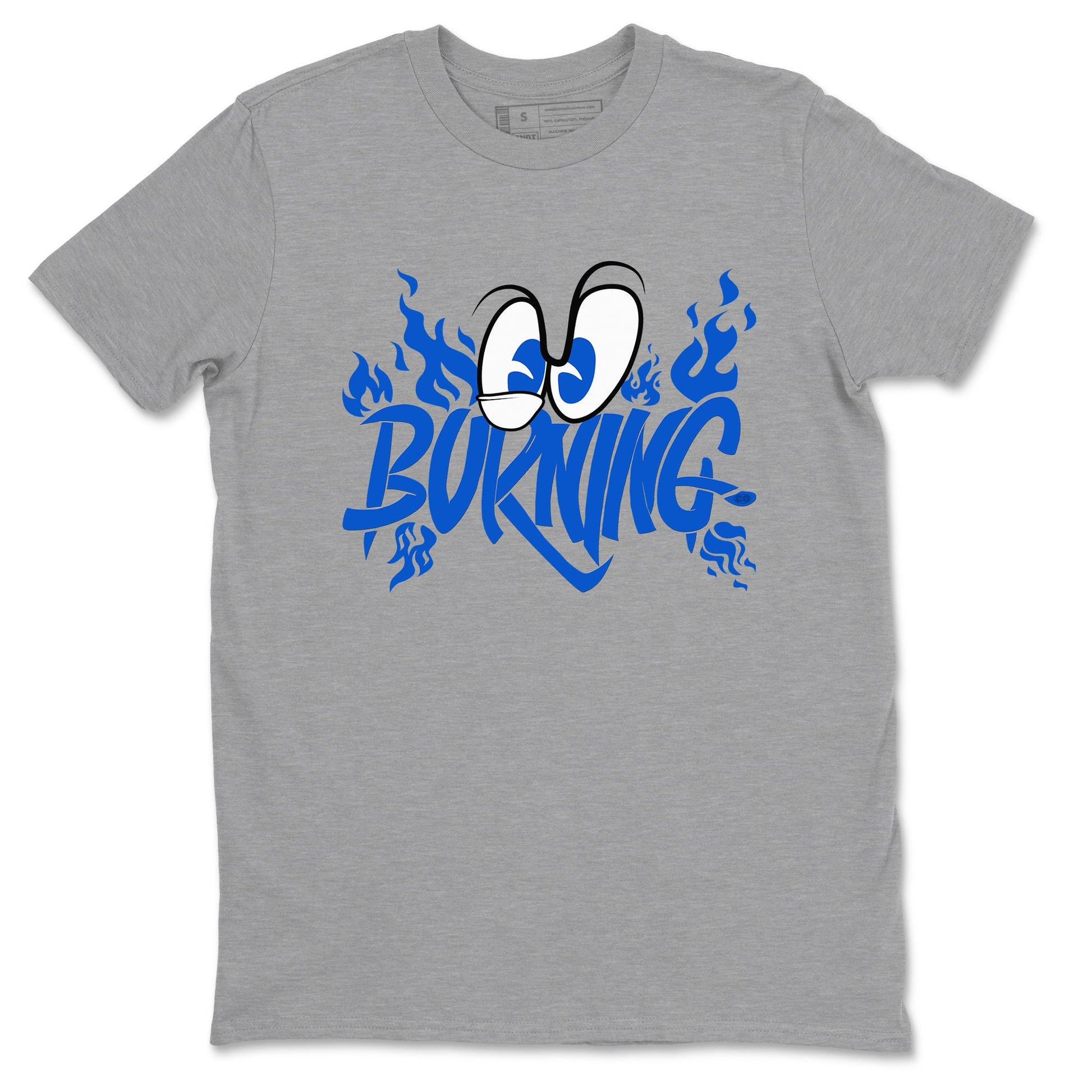 Yeezy Slide Azure shirts to match jordans Burning sneaker match tees Yeezy Slide Azure SNRT Sneaker Tees streetwear brand Heather Grey 2 unisex cotton tee