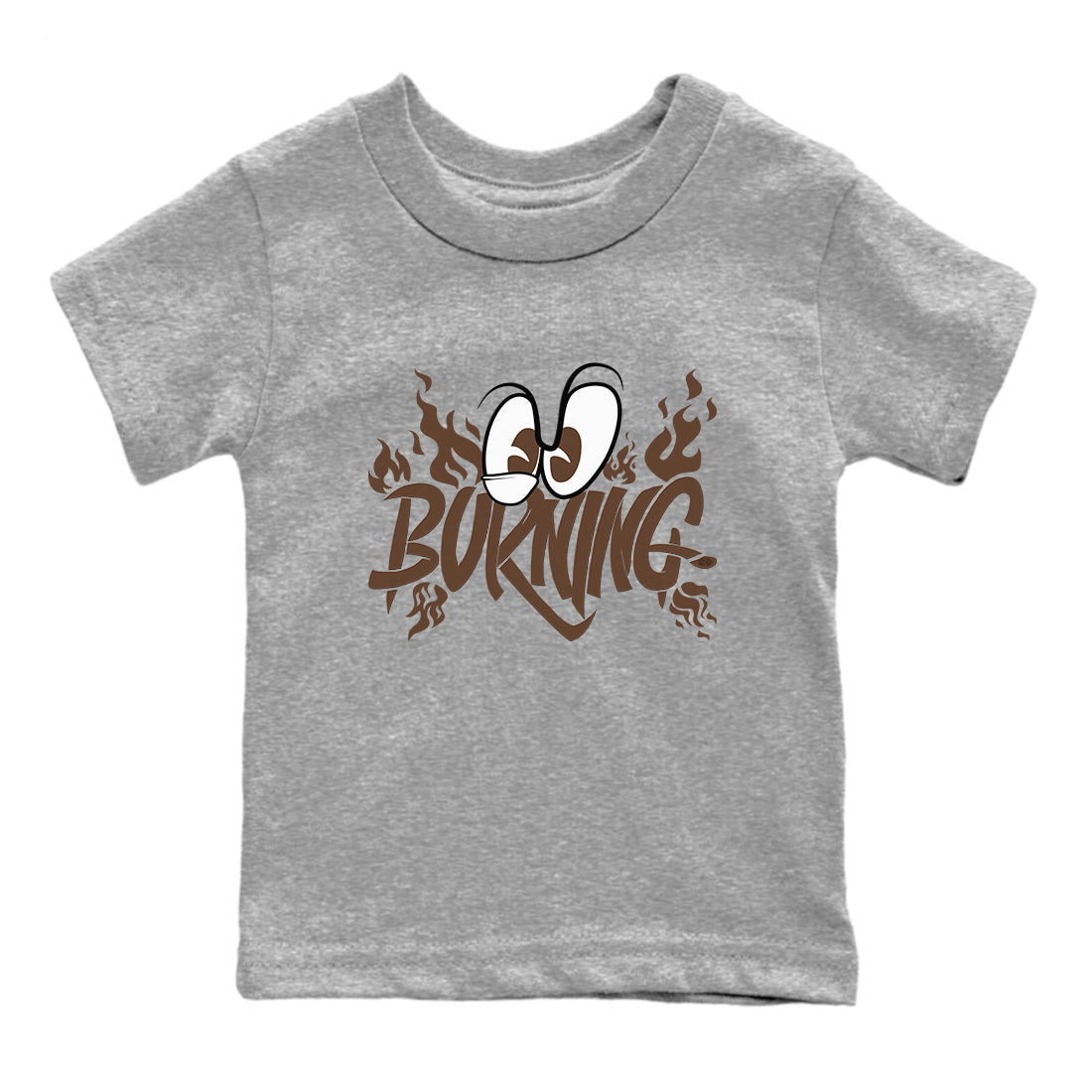Yeezy Slide Flax shirts to match jordans Burning sneaker match tees Yeezy Slide Flax SNRT Sneaker Tees streetwear brand Baby and Youth Heather Grey 2 cotton tee