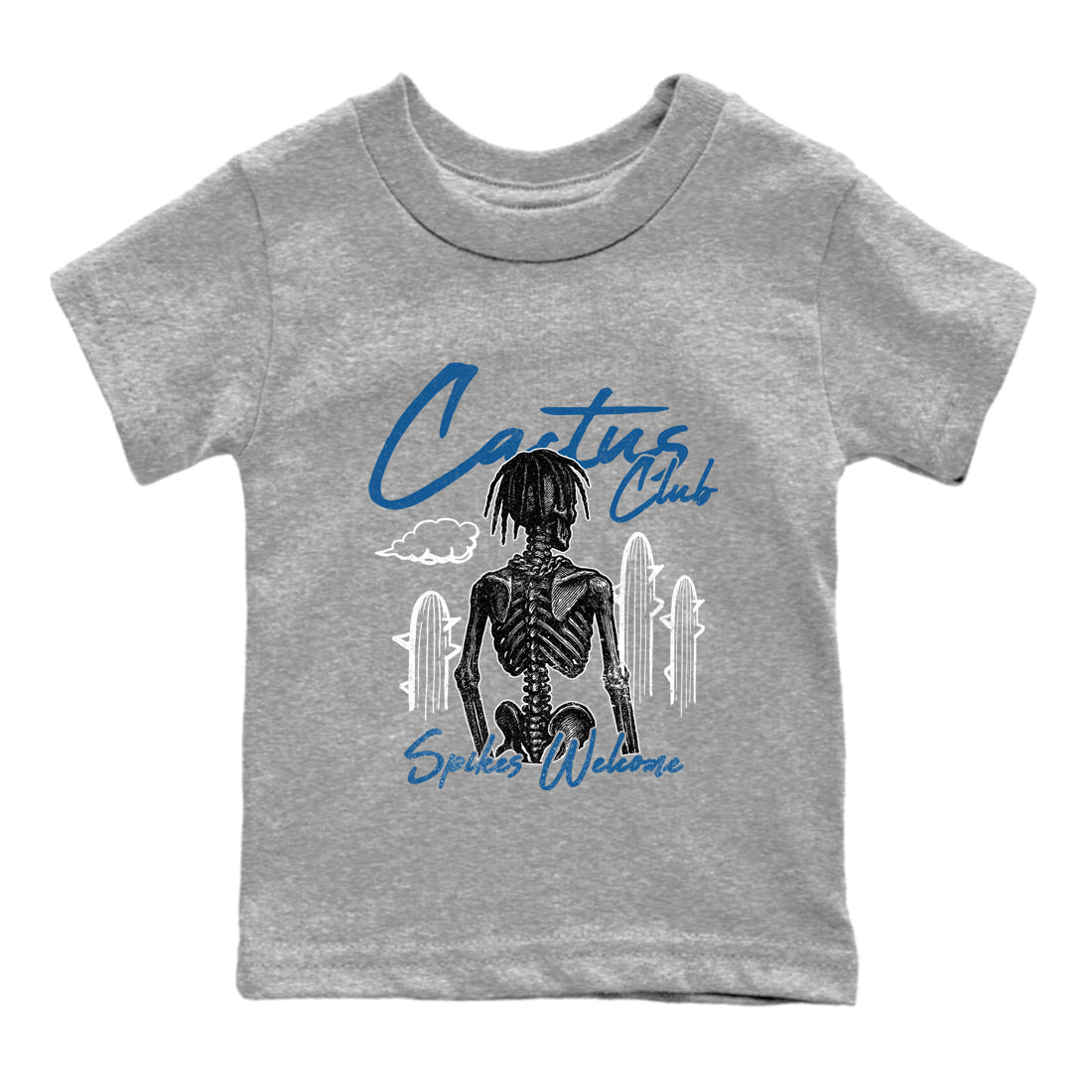 Sneaker match tees – Sneaker Tees To Match Air Jordan 1 Travis Scott Fragment Shoes – Cactus Club Kids T-Shirt Heather Grey 2