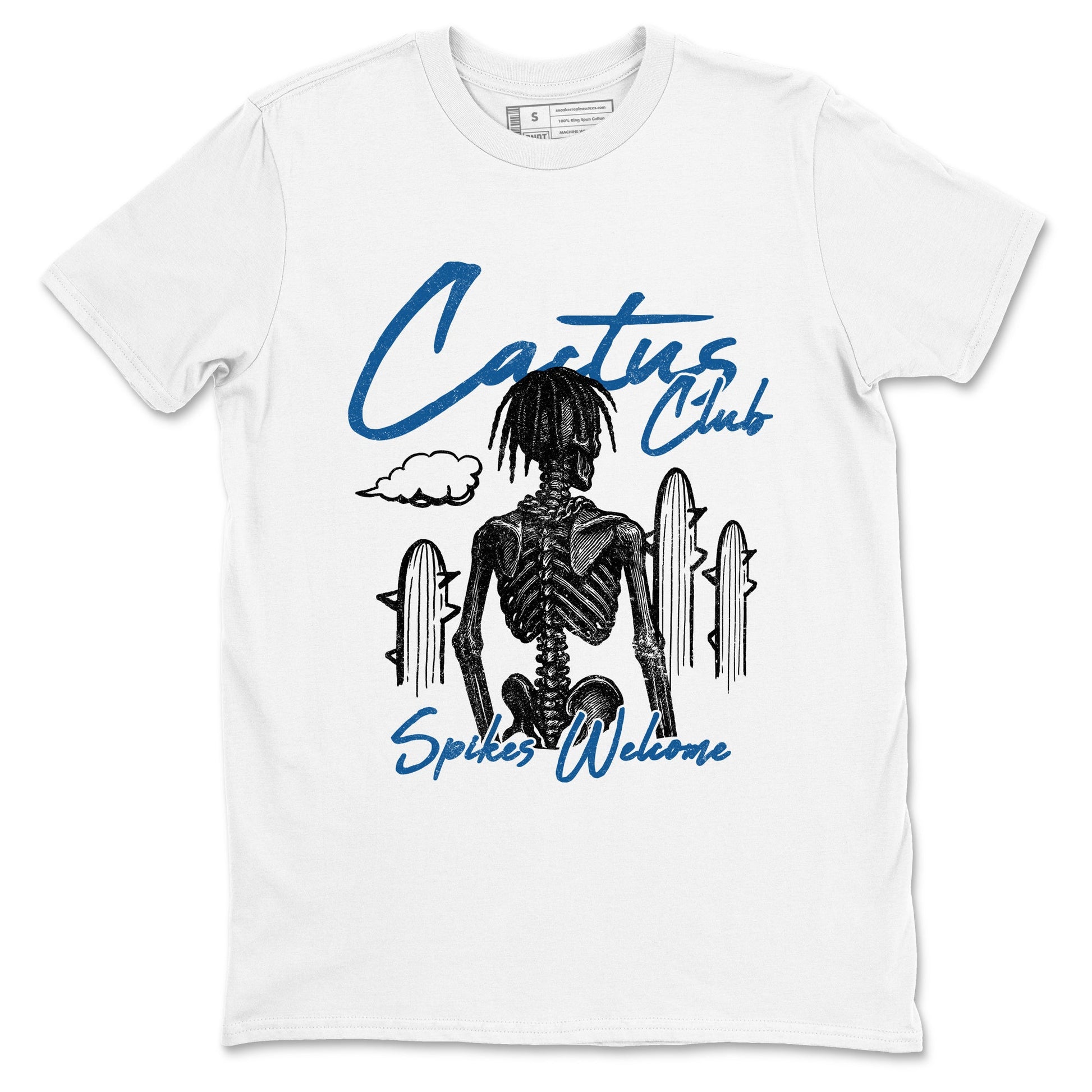 Sneaker match tees – Sneaker Tees To Match Air Jordan 1 Travis Scott Fragment Shoes – Cactus Club Tee White 2