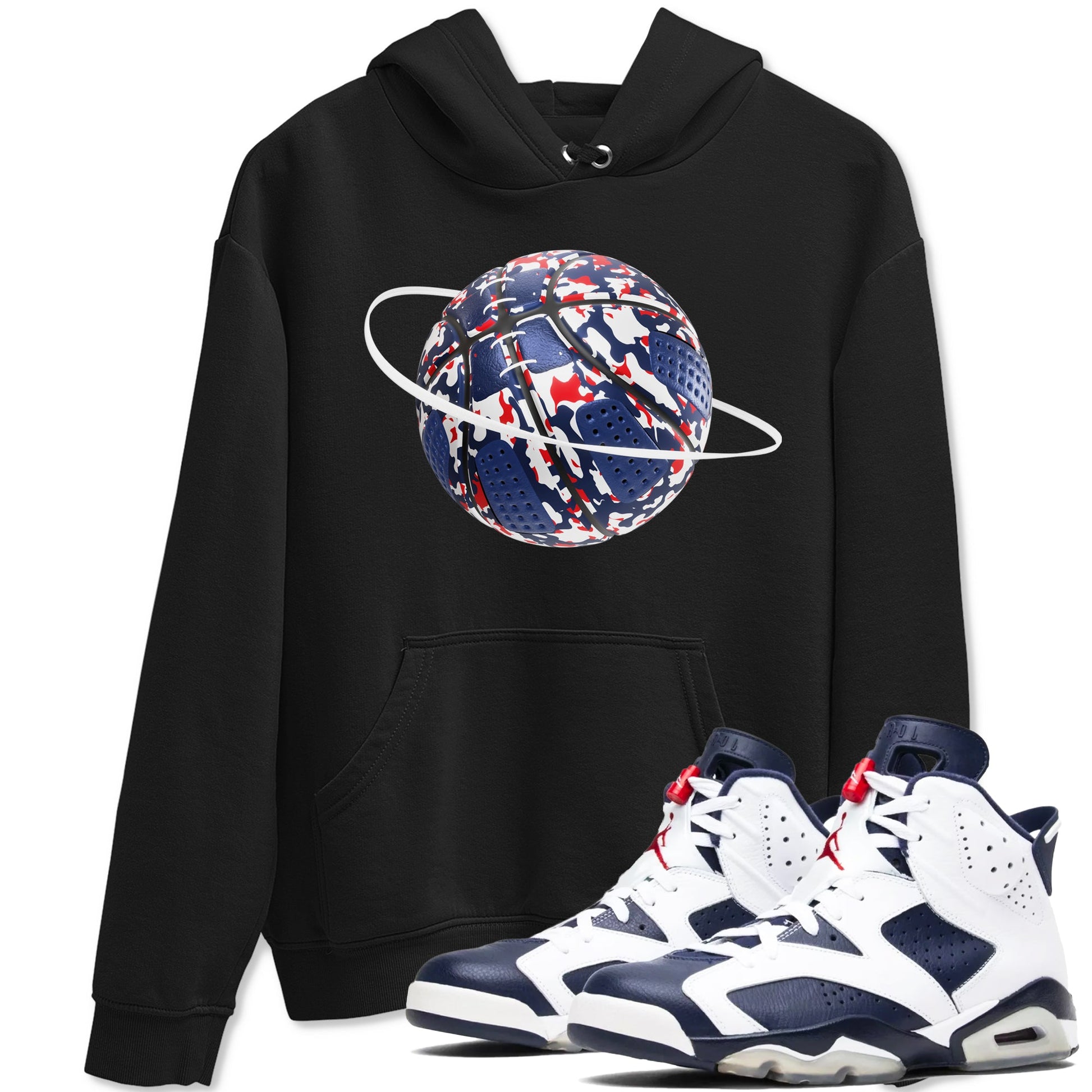 6s White And Midnight Navy shirts to match jordans Camo Basketball Planet sneaker match tees Air Jordan 6 White And Midnight Navy SNRT Sneaker Tees streetwear brand Black 1 unisex cotton tee