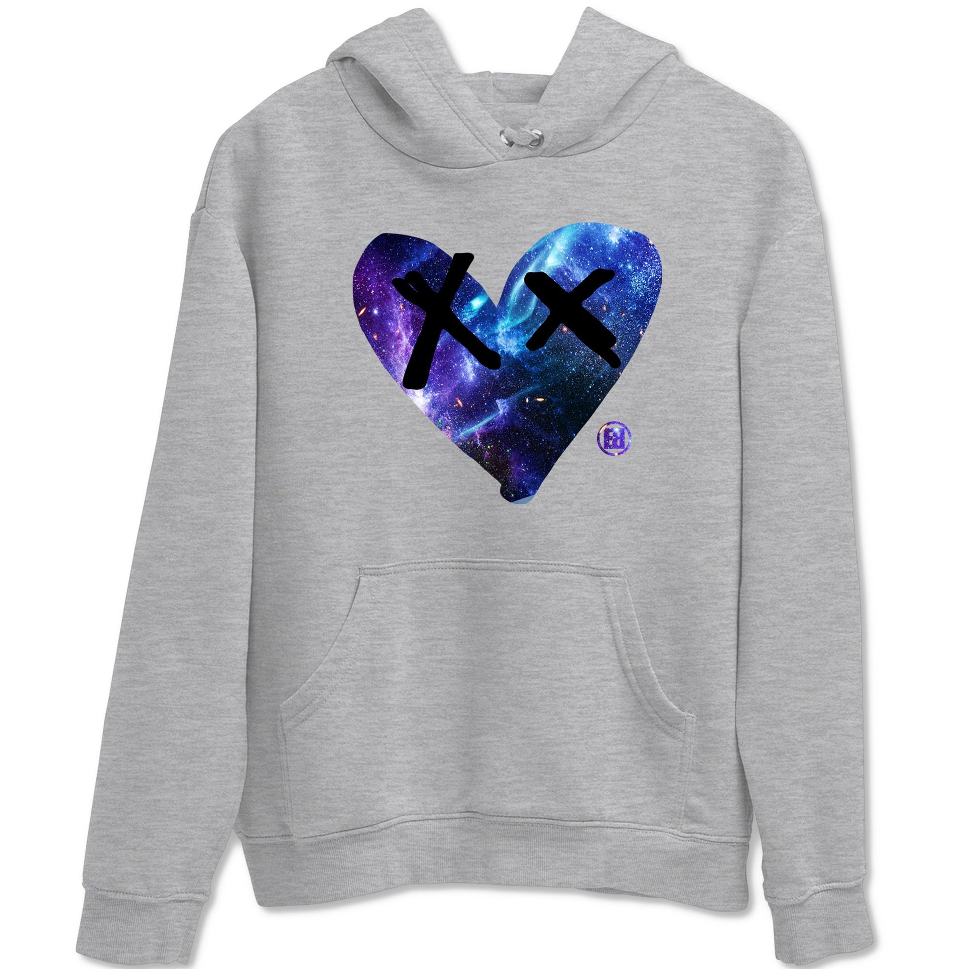 Foams One Galaxy shirts to match jordans Camo Heart sneaker match tees Air Foamposite One Galaxy match shoes to clothes SNRT Sneaker Tees unisex cotton Heather Grey 2 shirts