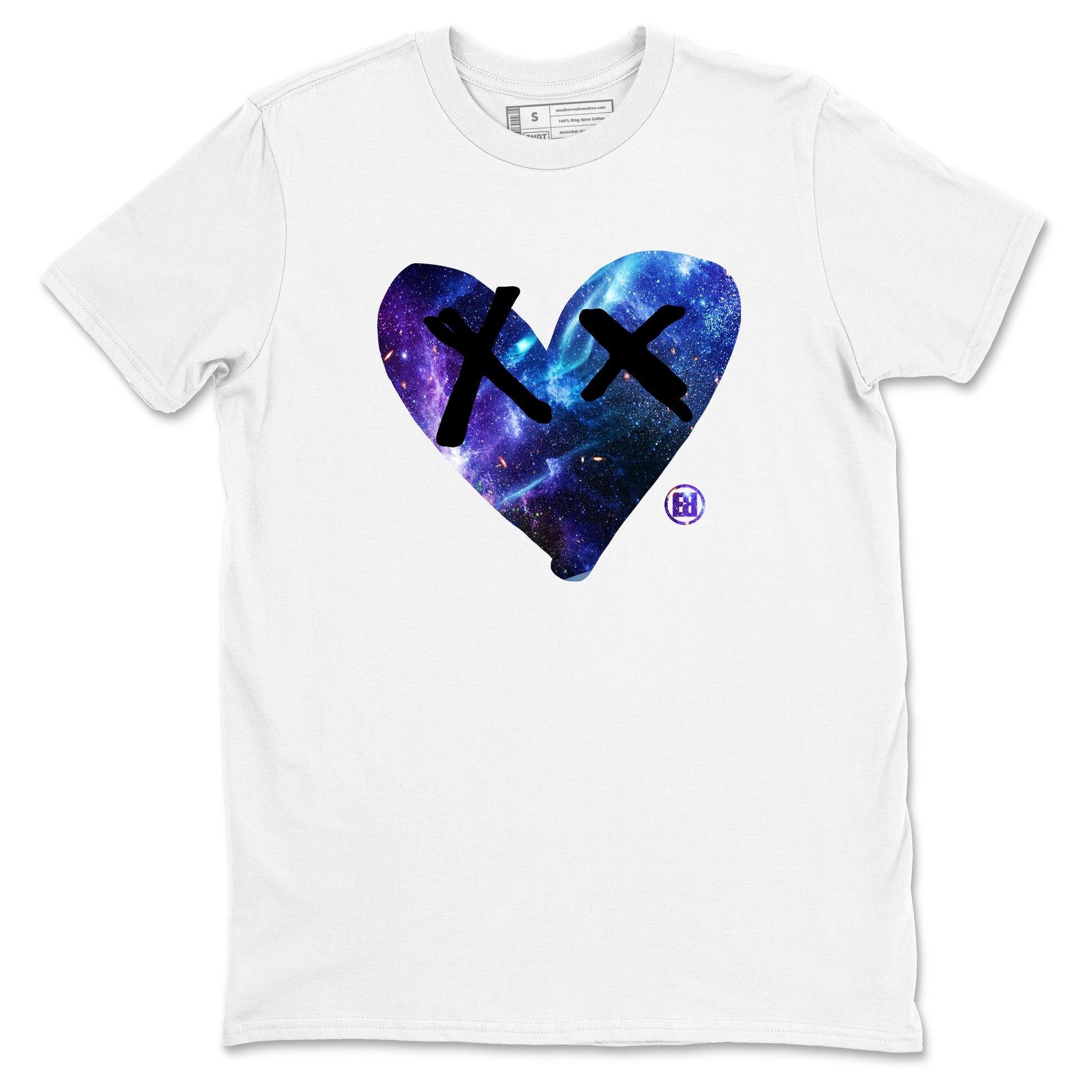 Foams One Galaxy shirts to match jordans Camo Heart sneaker match tees Air Foamposite One Galaxy match shoes to clothes SNRT Sneaker Tees unisex cotton White 2 shirts