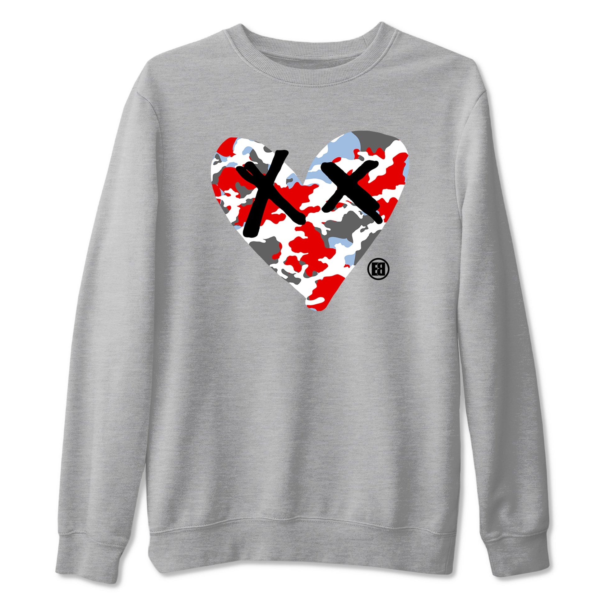 AJ5 Reimagined shirts to match jordans Camo Heart best t shirts to wear with jordans Air Jordan 5 Retro OG Reimagined match shoes to clothes SNRT Sneaker Tees unisex cotton Heather Grey 2 shirts