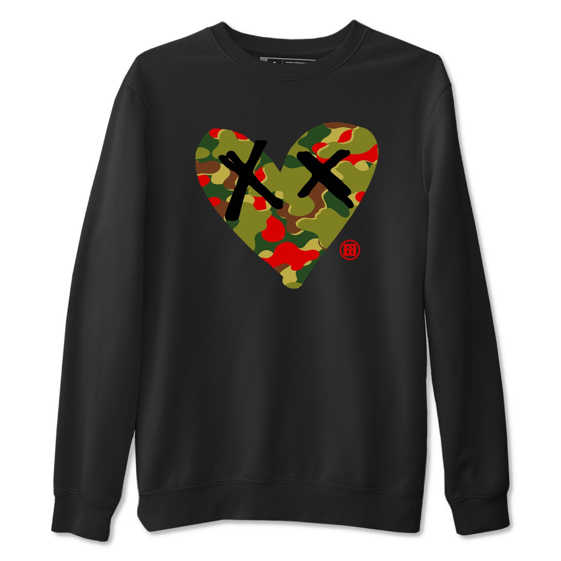Air Max 90 Reverse Duck Camo shirts to match jordans Camo Heart best t shirts to wear with jordans Air Max 90 Reverse Duck Camo match shoes to clothes SNRT Sneaker Tees unisex cotton Black 2 shirts