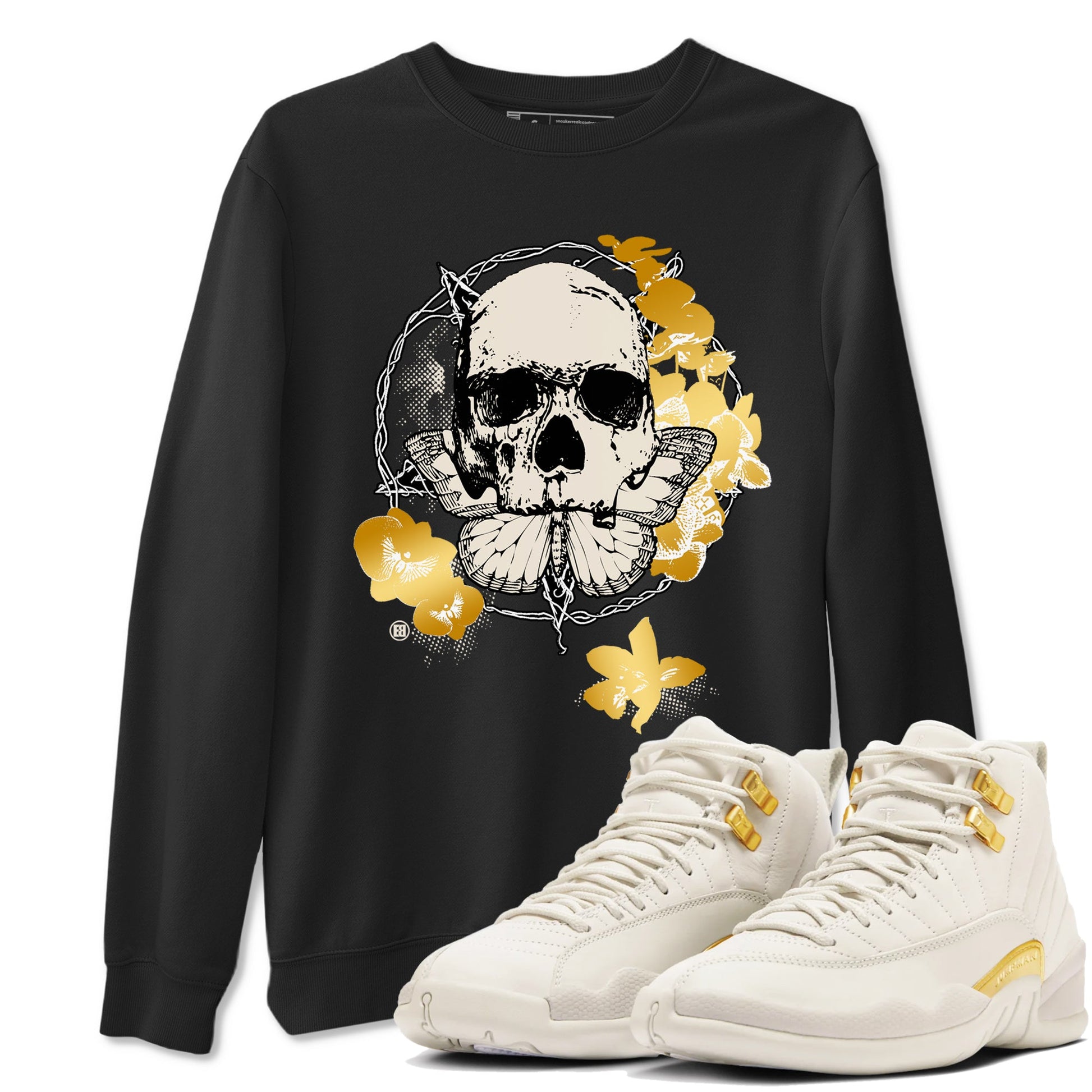 12s Phantom shirts to match jordans Carpe Diem Skull sneaker match tees Air Jordan 12 WMNS Phantom match shoes to clothes SNRT Sneaker Tees unisex cotton Black 1 shirts