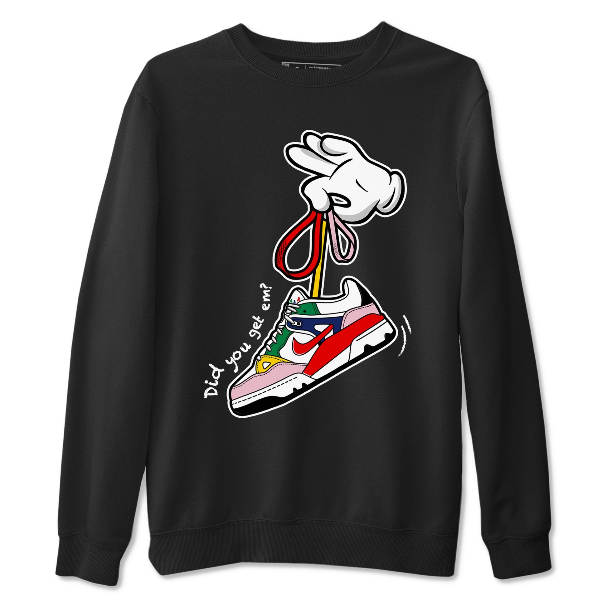 AF 3 Nigo shirtsto match jordans Cartoon Hands sneaker match tees Air Force 3 Low x Nigo Blue Void and Tour Yellow match shoes to clothes SNRT Sneaker Tees unisex cotton Black 2 shirts