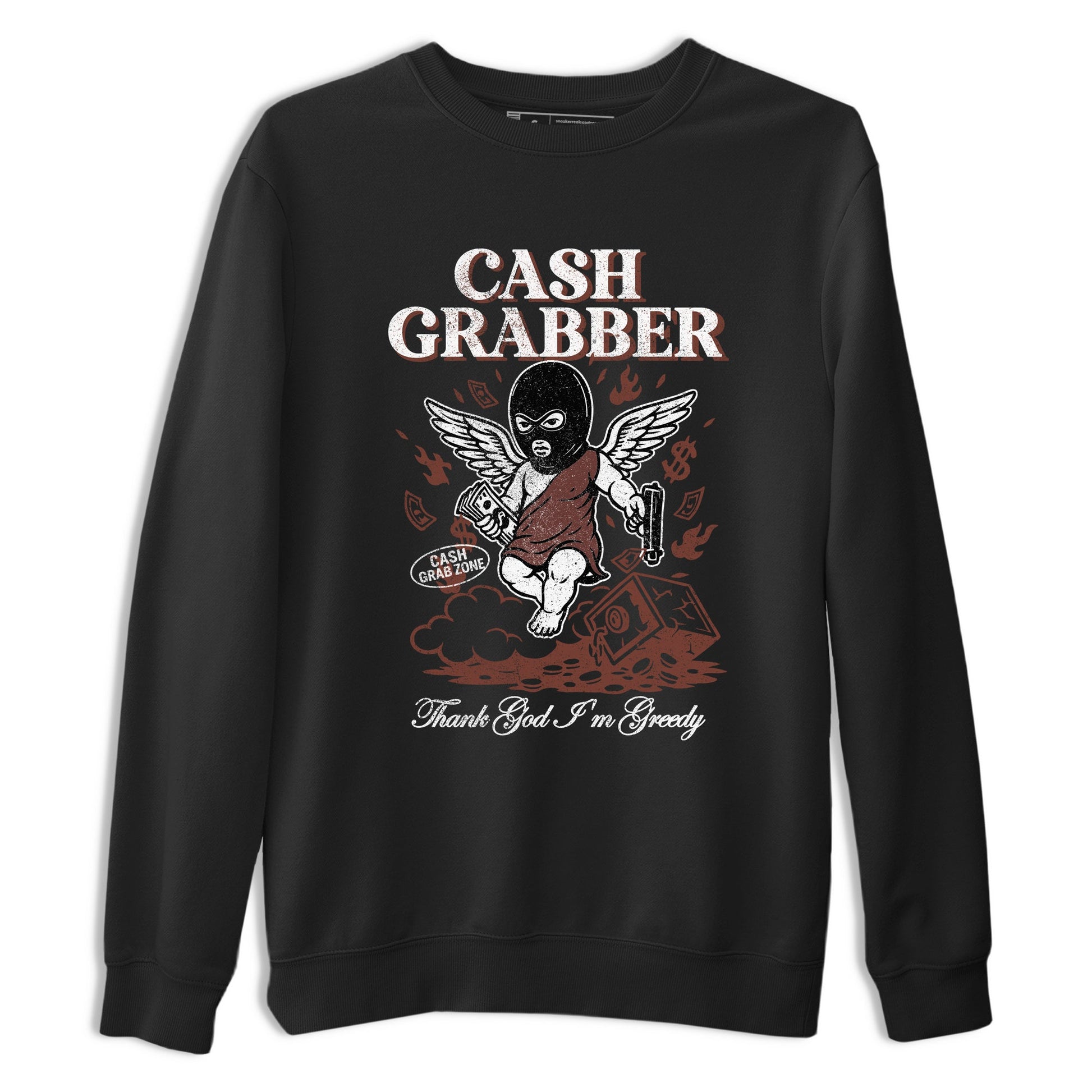 Sneaker match tees – Sneaker Tees To Match Dunk Low Football Shoes – Cash Grabber Tee Black 2