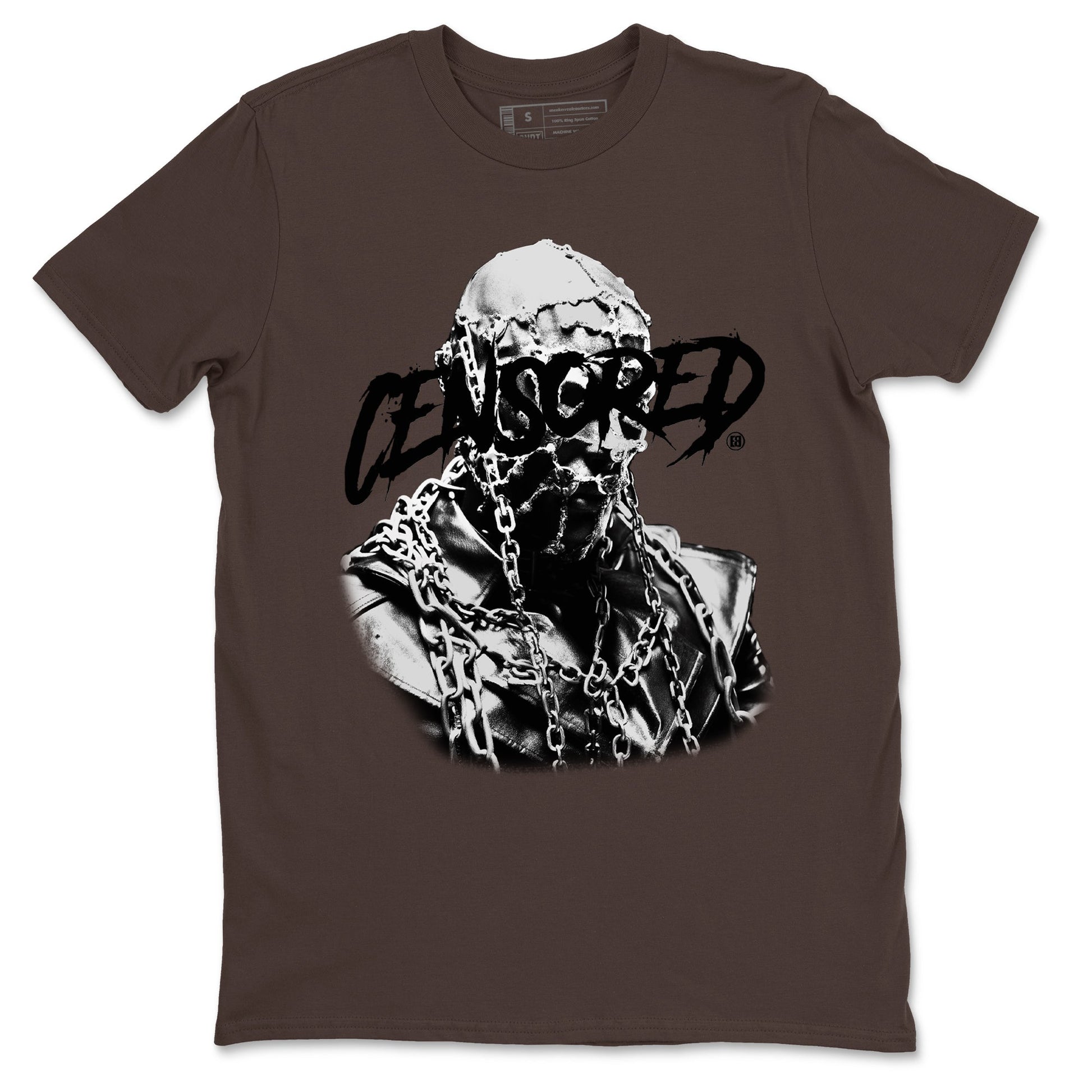 Travis Scott x Jordan Jumpman Jack TR Dark Mocha shirts to match jordans Censored Graphic sneaker match tees Jordan Jumpman Jack Travis Scott Dark Mocha match shoes to clothes SNRT Sneaker Tees unisex cotton Dark Chocolate 2 shirts
