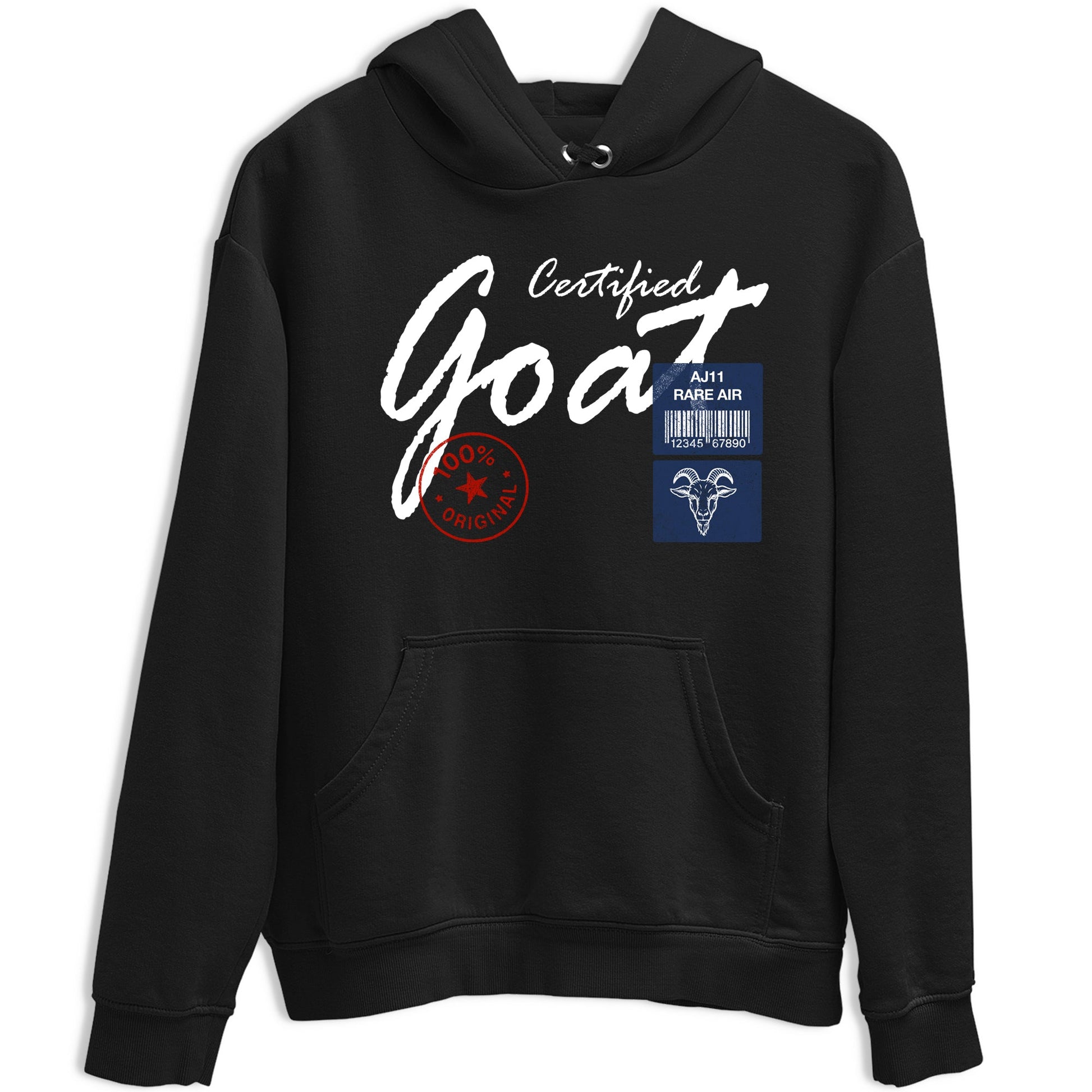 Sneaker match tees – Sneaker Tees To Match Air Jordan 11 Rare Air Shoes – Certified Goat Tee Black 2