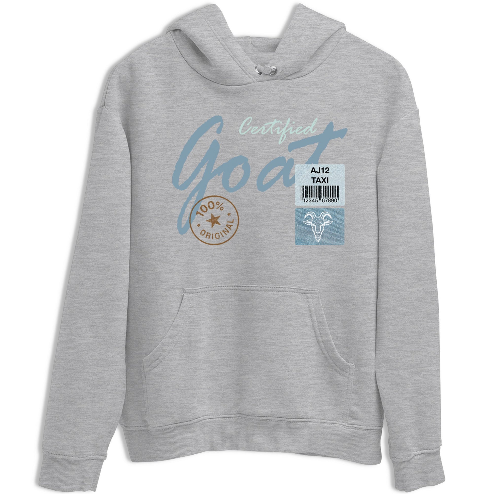 Sneaker match tees – Sneaker Tees To Match 4s Worn Blue Air Jordan 4 Denim Shoes – Certified Goat Tee Heather Grey 2