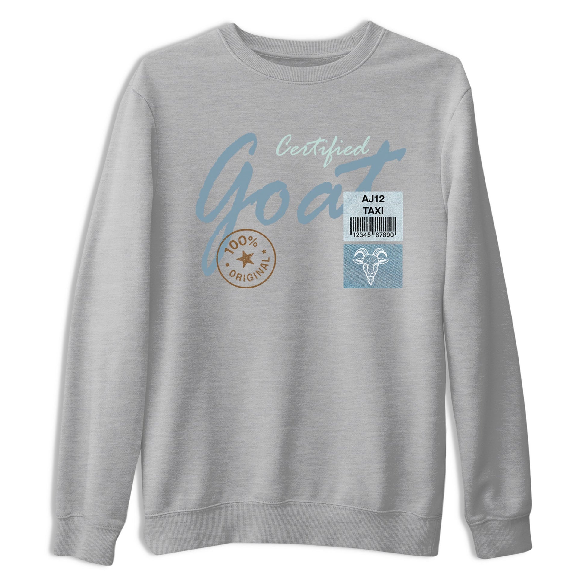 Sneaker match tees – Sneaker Tees To Match 4s Worn Blue Air Jordan 4 Denim Shoes – Certified Goat Tee Heather Grey 2