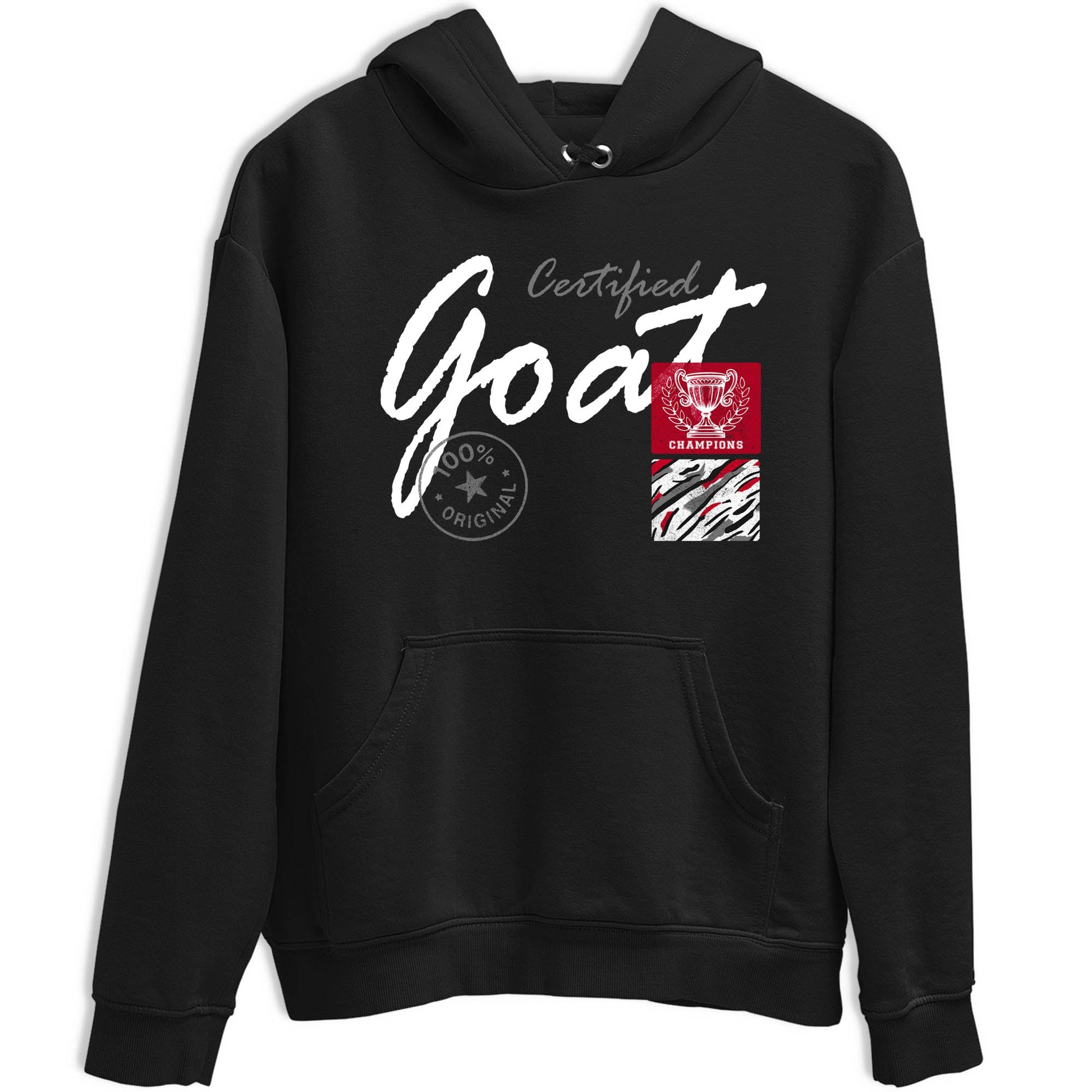 Sneaker Threads – Sneaker Tees To Match Air Jordan 8 Bunny – Certified Goat Graphic Tee Black 2. Perfect for Jordan releases 2025 colorways.