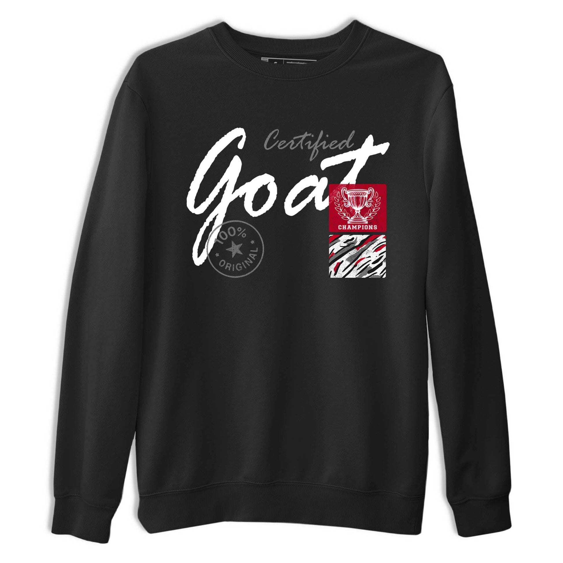 Sneaker Threads – Sneaker Tees To Match Air Jordan 8 Bunny – Certified Goat Graphic Tee Black 2. Perfect for Jordan releases 2025 colorways.
