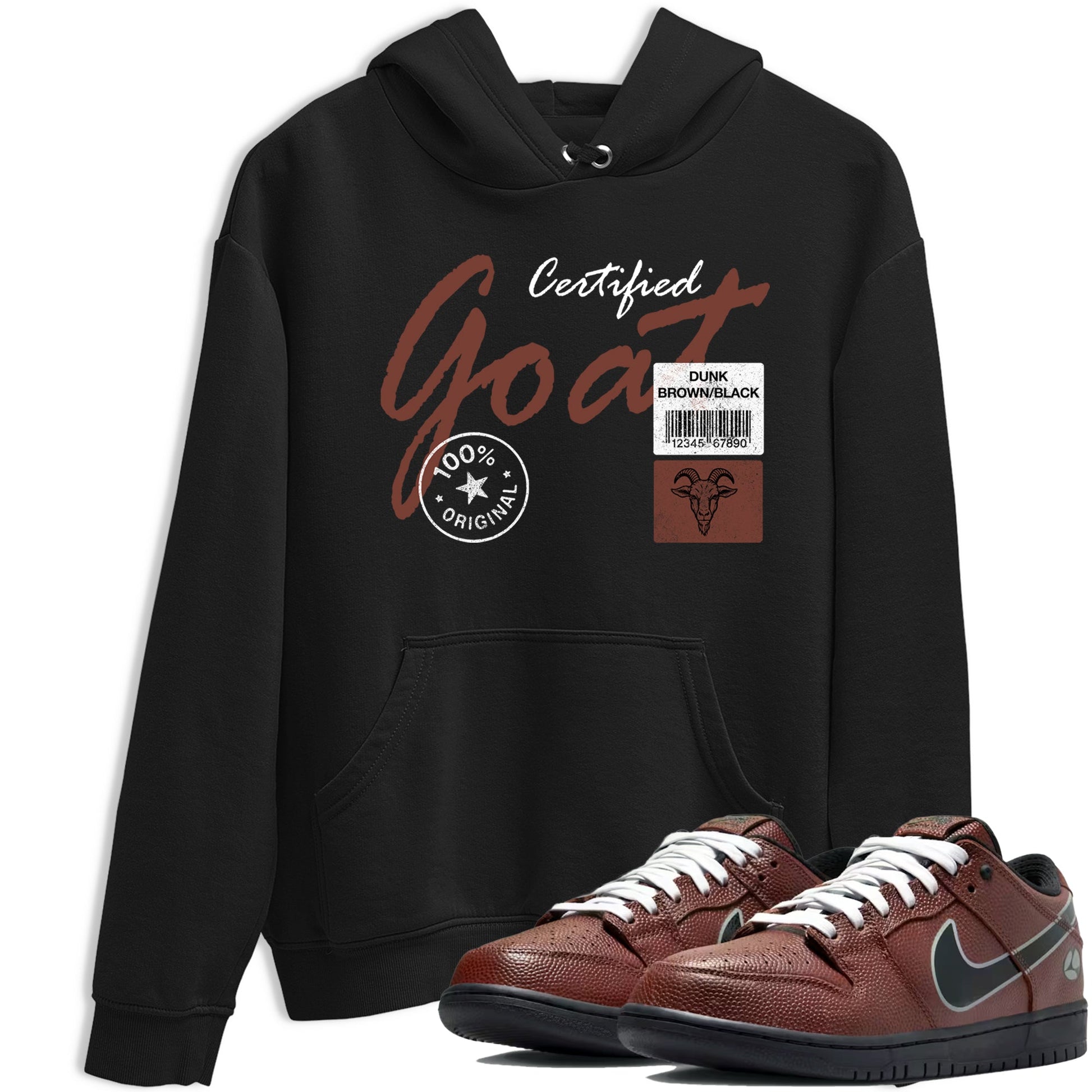 Sneaker match tees – Sneaker Tees To Match Dunk Low Football Shoes – Certified Goat Tee Black 1