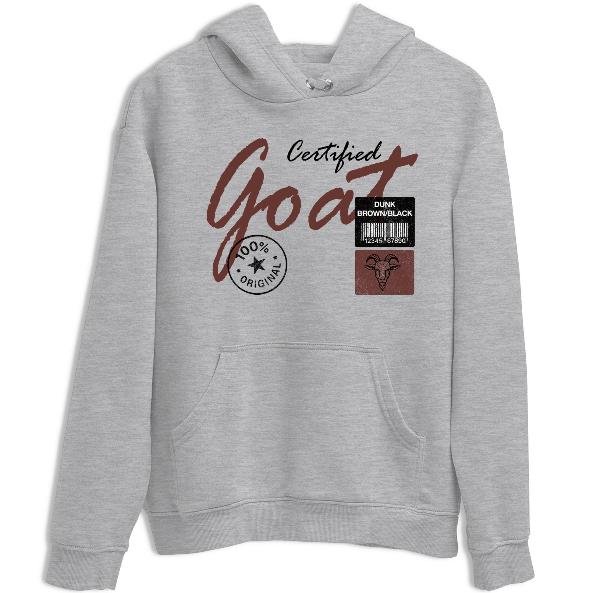 Sneaker match tees – Sneaker Tees To Match Dunk Low Football Shoes – Certified Goat Tee Heather Grey 2