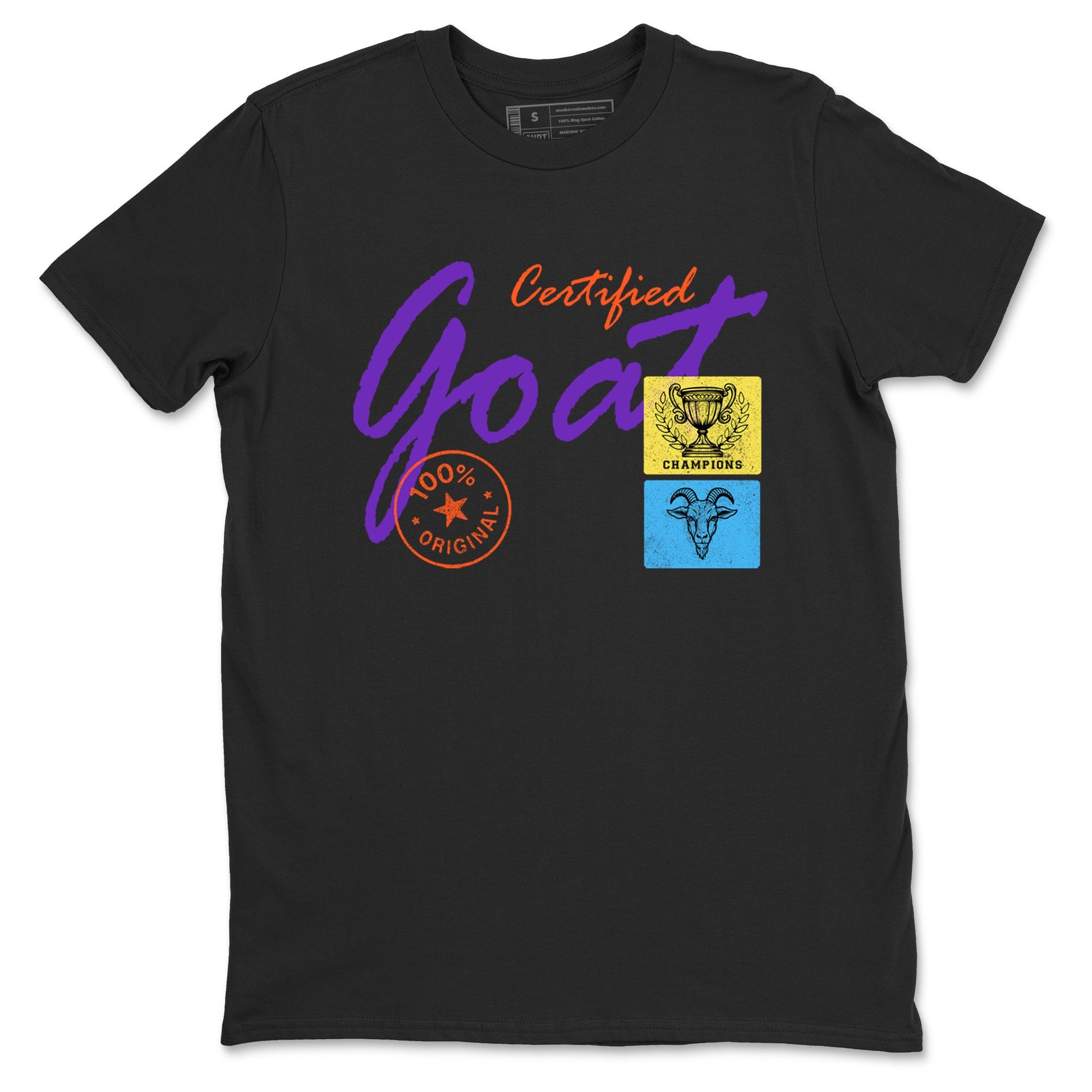 Sneaker Threads – Sneaker Tees To Match New Balance 9060 Prism Purple – Certified Goat Graphic Tee Black 2. Perfect for Jordan releases 2025 colorways.