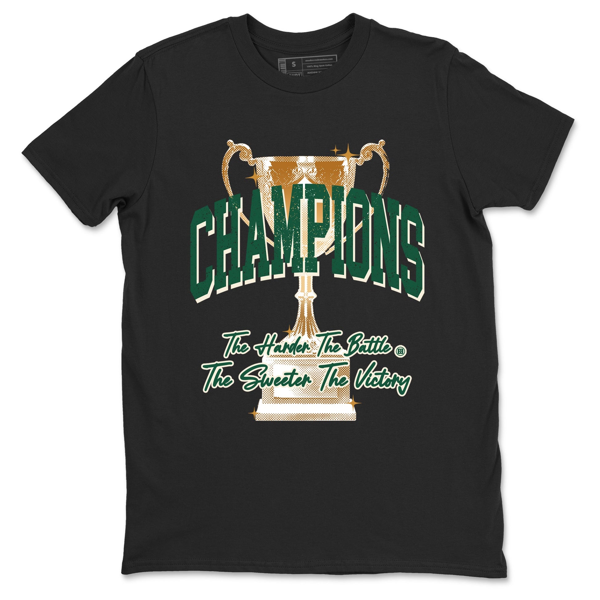 Sneaker Threads – Sneaker Tees To Match Air Jordan 1 Pro Green – Champions Trophy Graphic Tee Black 2. Perfect for Jordan releases 2025 colorways.