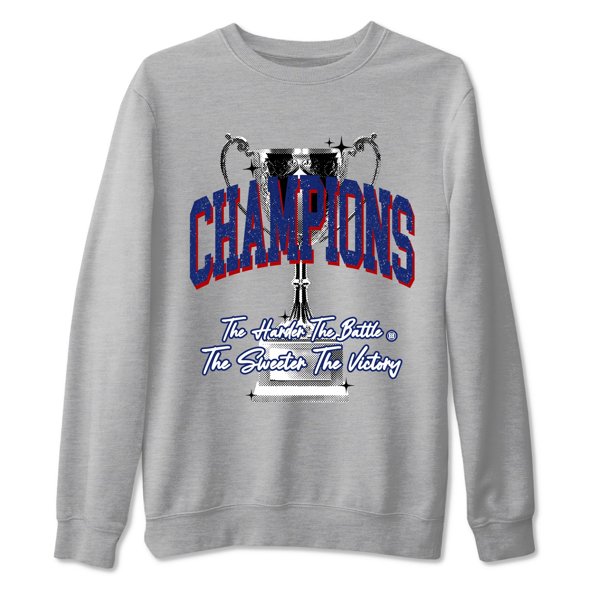 1s Rare Air shirts to match jordans Champions Trophy sneaker match tees Air Jordan 1 High OG Rare Air Deep Royal Blue match shoes to clothes SNRT Sneaker Tees unisex cotton Heather Grey 2 shirts