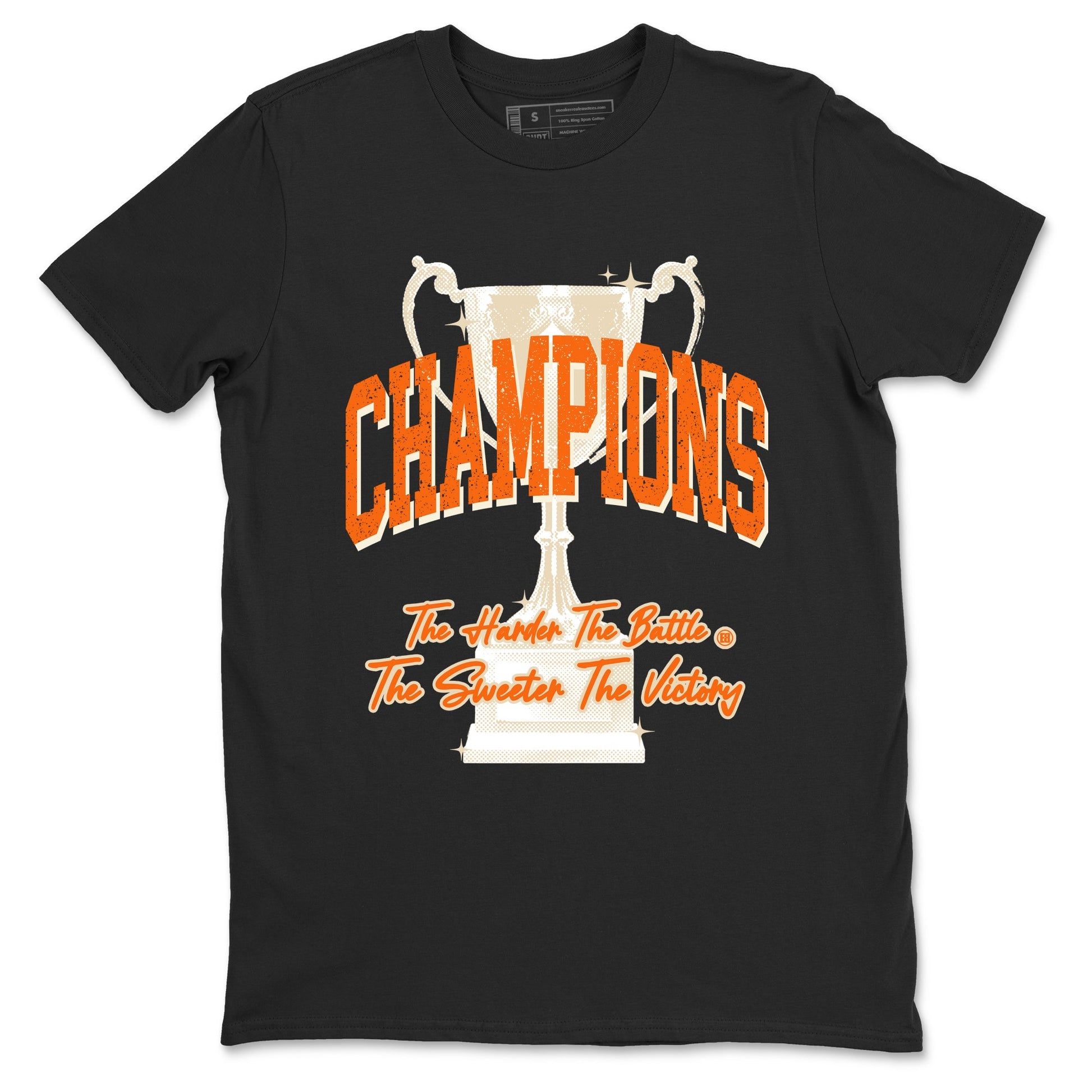 Champions Trophy sneaker match t-shirt styled to complete your fit with the Air Jordan 3 Starfish sneakers, shown in Black 2.