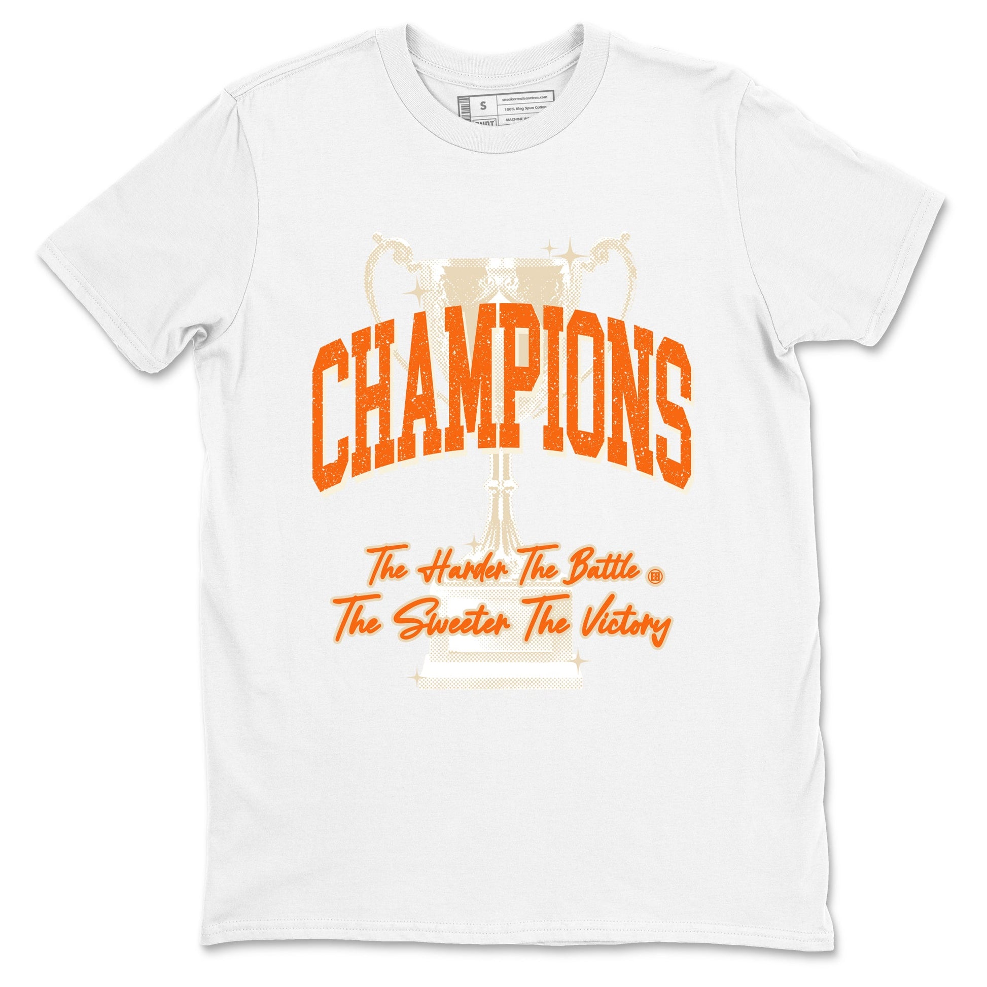 Champions Trophy sneaker match t-shirt styled to complete your fit with the Air Jordan 3 Starfish sneakers, shown in White 2.