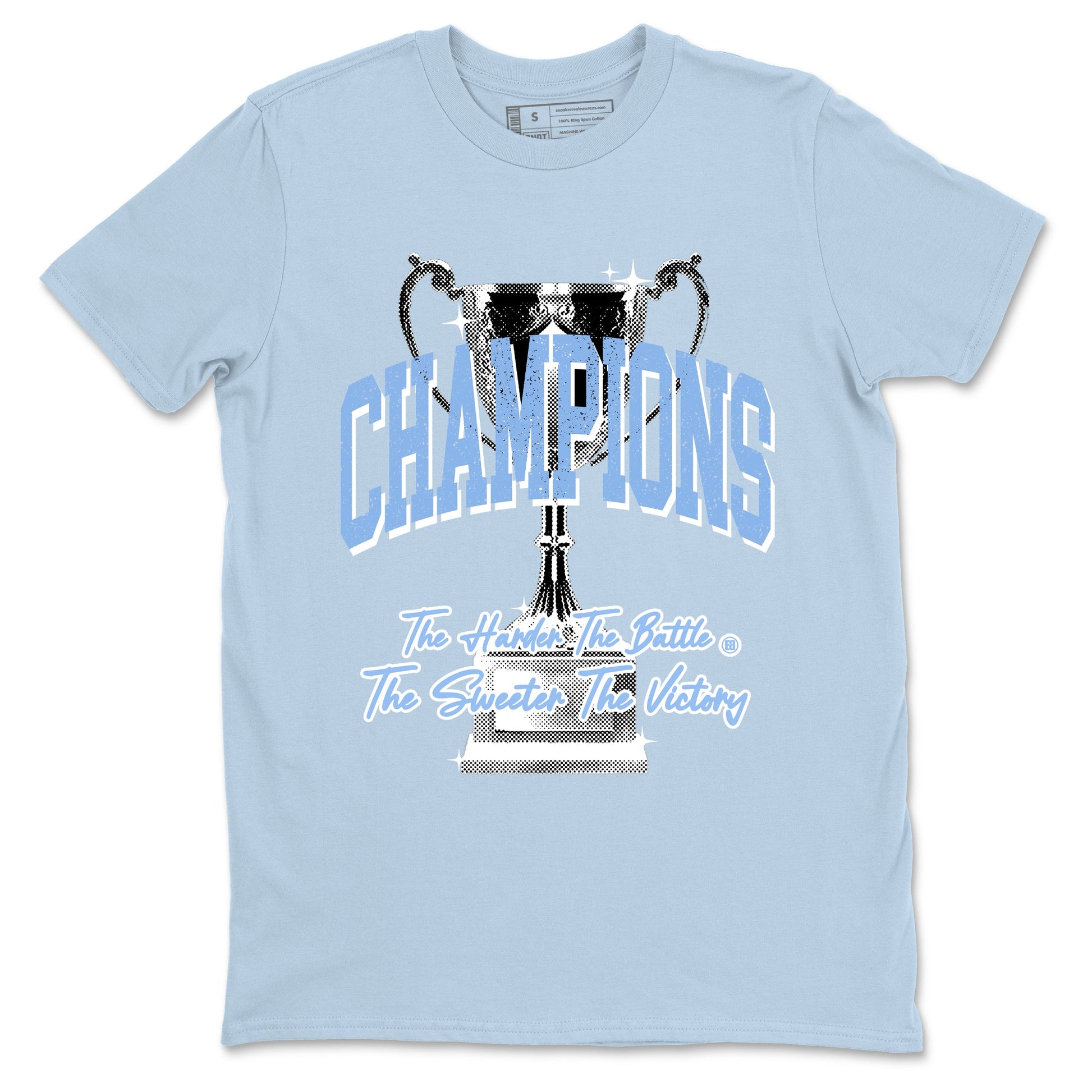 4s Forget Me Not shirts to match jordans Champions Trophy sneaker match tees Air Jordan 4 WMNS Aluminummatch shoes to clothes SNRT Sneaker Tees unisex cotton Light Blue 2 shirts