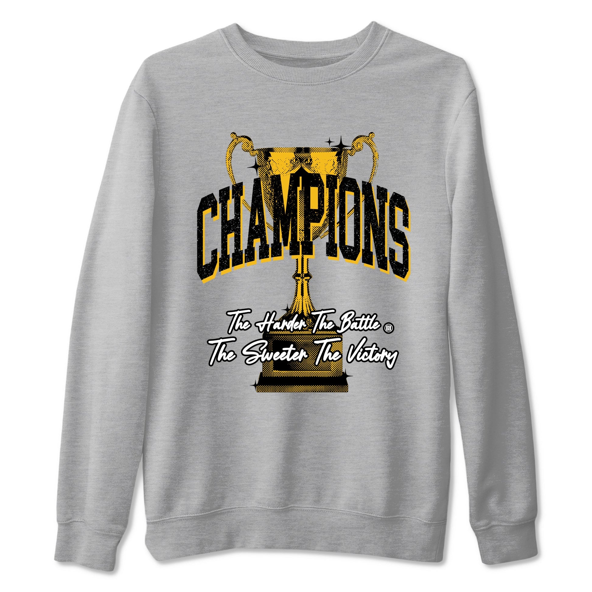 Champions Trophy sneaker match tees styled to complete your fit with the Air Jordan 5 Tokyo sneakers, shown in Heather Grey 2.