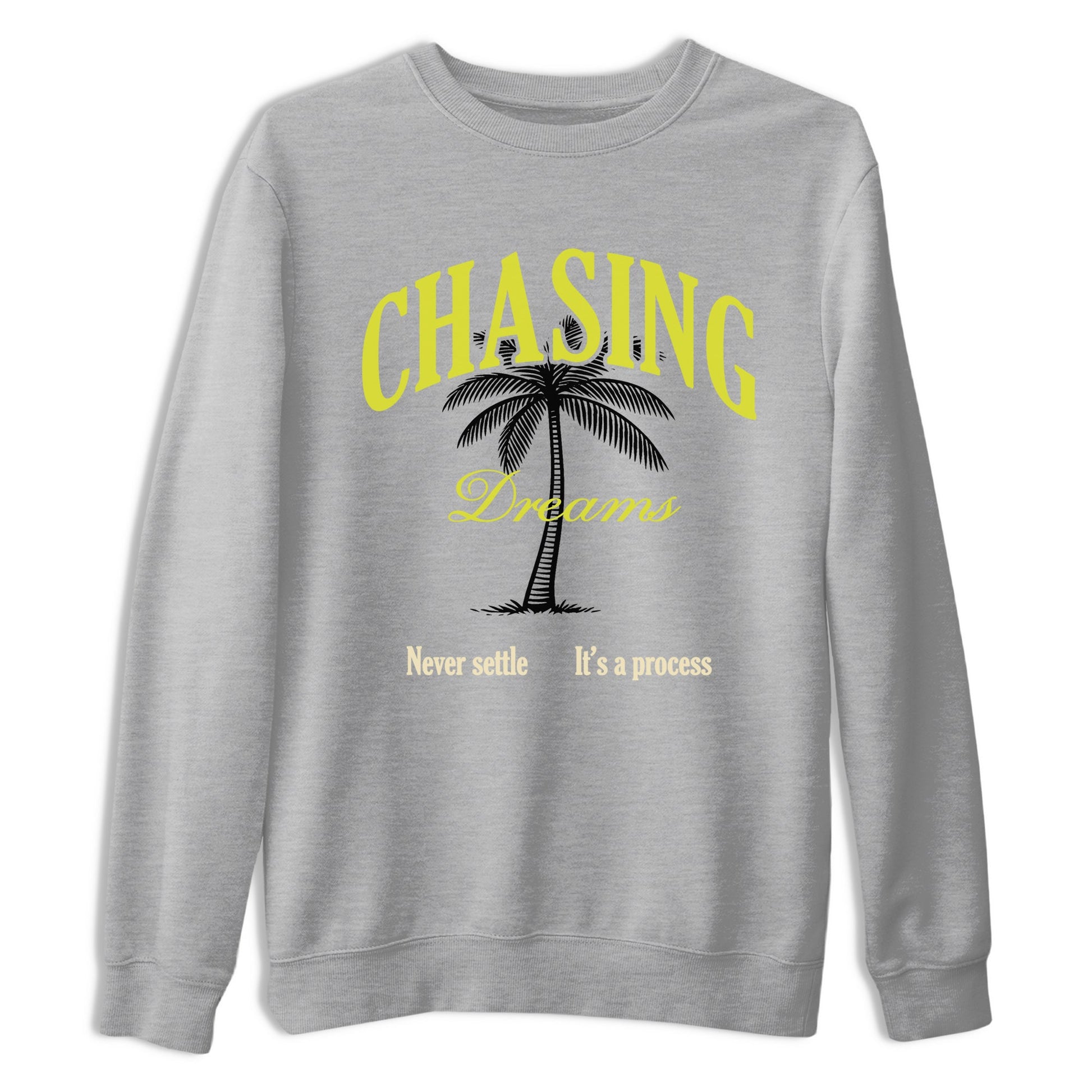 Chasing Dreams sneaker match t-shirt styled to complete your fit with the Air Max 90 Cyber sneakers, shown in Heather Grey 2.