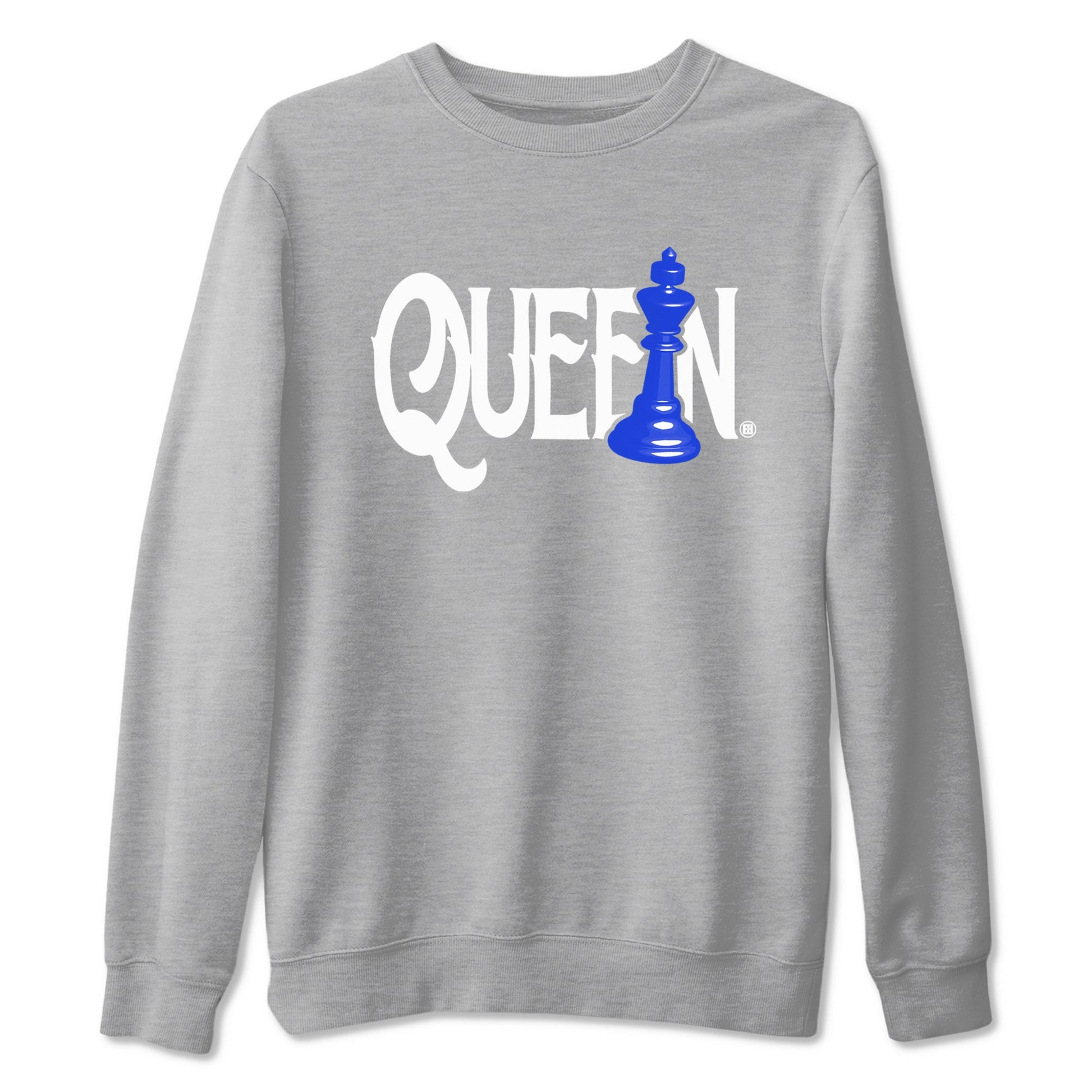 12s Blueberry shirts to match jordans Chess Queen sneaker match tees Air Jordan 12 Blueberry SNRT Sneaker Tees streetwear brand Heather Grey 2 unisex cotton tee