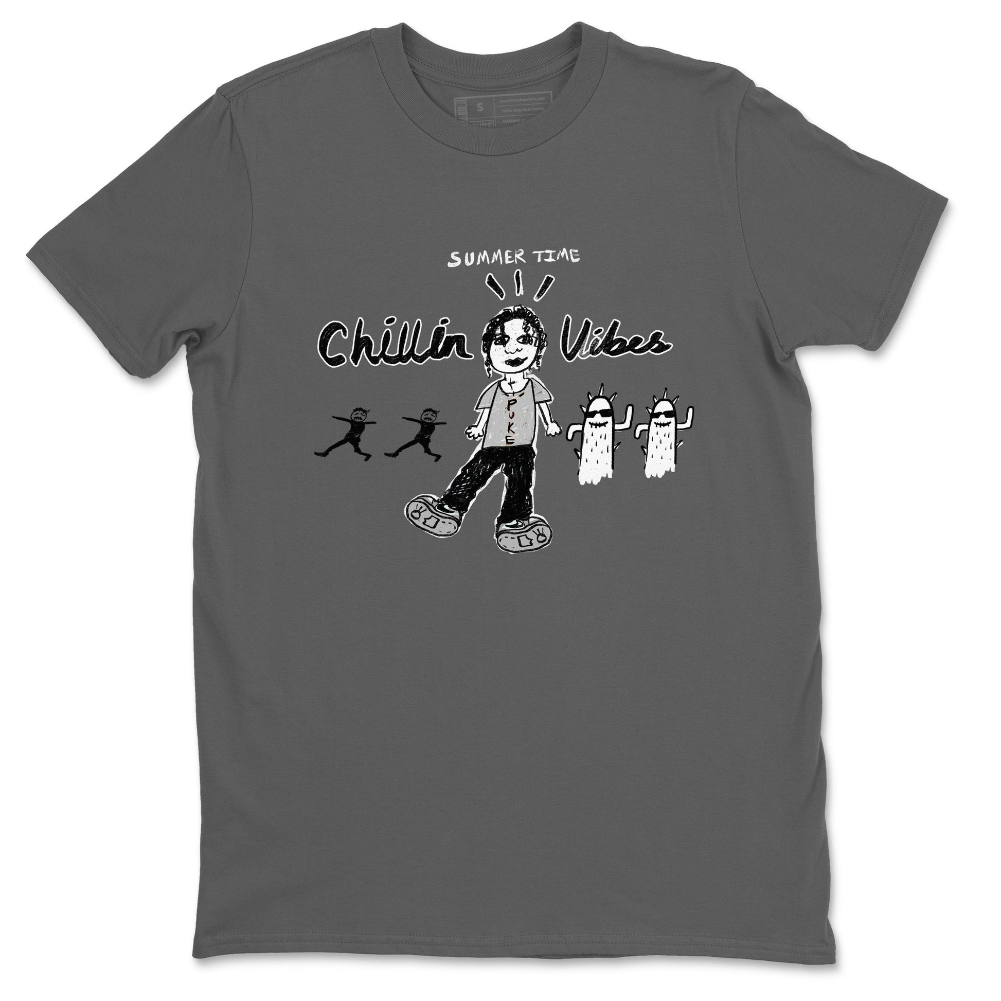 1s Wolf Grey shirts to match jordans Chillin Vibes sneaker match tees Air Jordan 1 Wolf Grey SNRT Sneaker Tees streetwear brand Cool Grey 2 unisex cotton tee