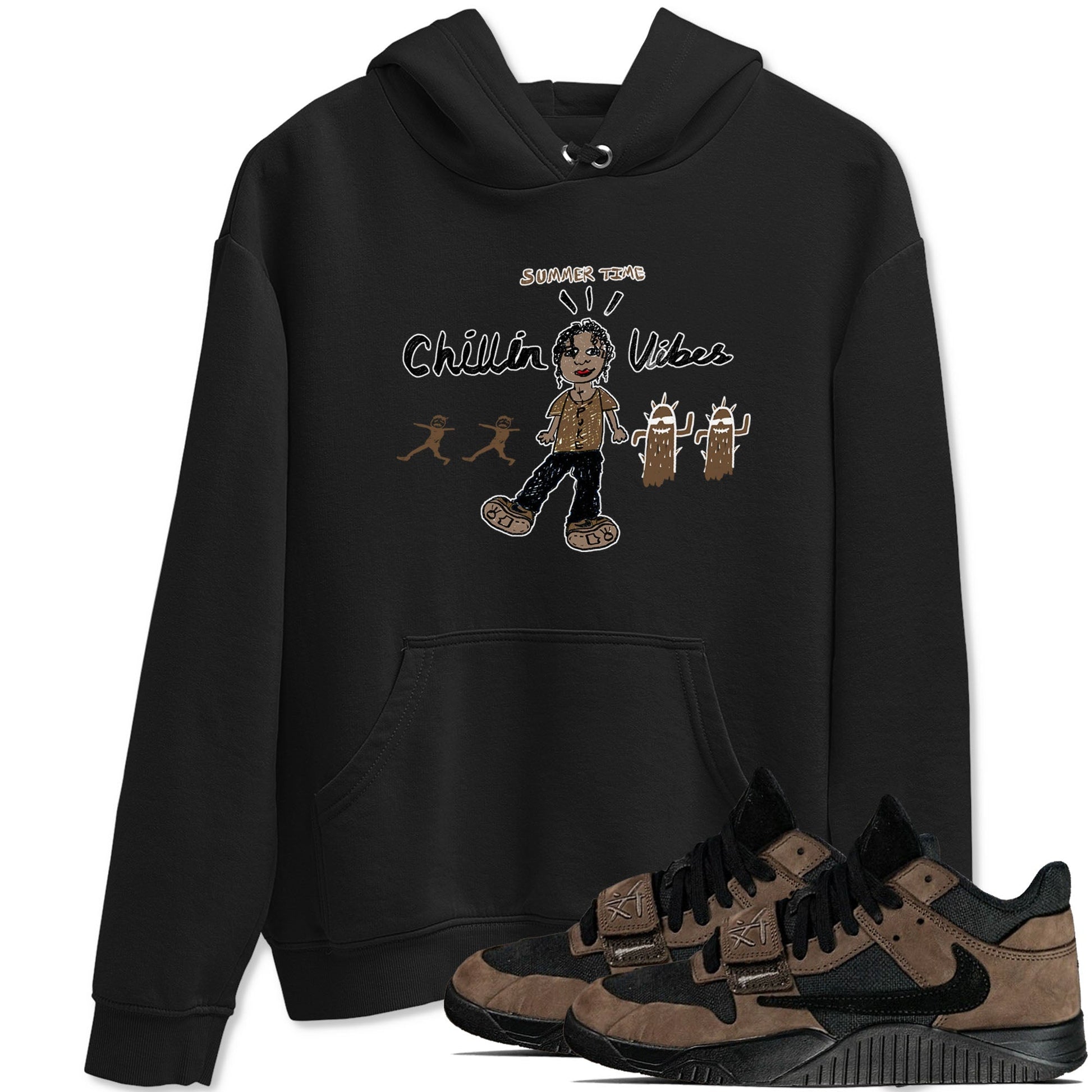 Jordan Jumpman Jack Travis Scott Dark Mocha shirts to match jordans Chillin Vibes sneaker match tees Jordan Jumpman Jack Travis Scott Dark Mocha SNRT Sneaker Release Tees unisex cotton Black 1 crew neck shirts
