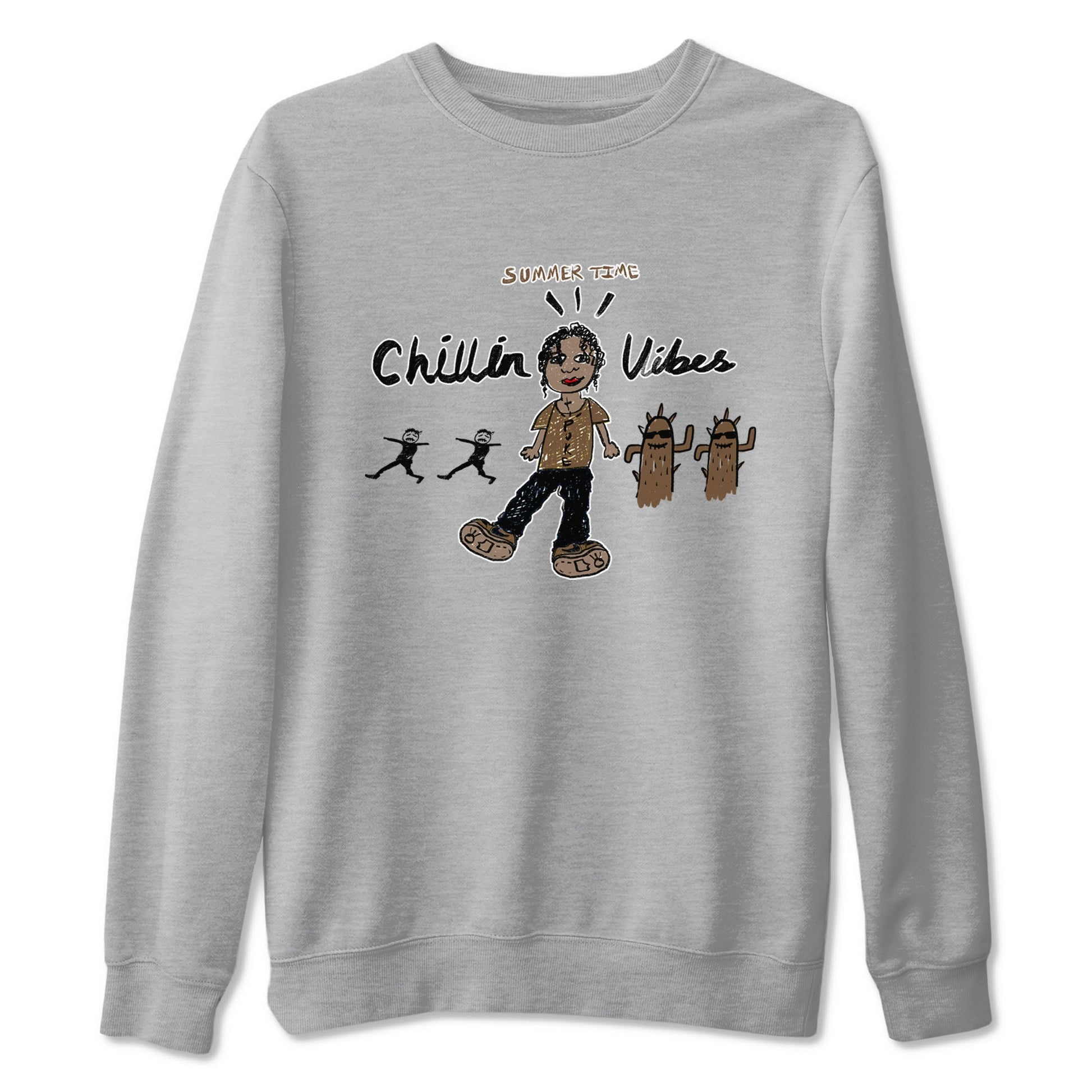 Jordan Jumpman Jack Travis Scott Dark Mocha shirts to match jordans Chillin Vibes sneaker match tees Jordan Jumpman Jack Travis Scott Dark Mocha SNRT Sneaker Release Tees unisex cotton Heather Grey 2 crew neck shirts