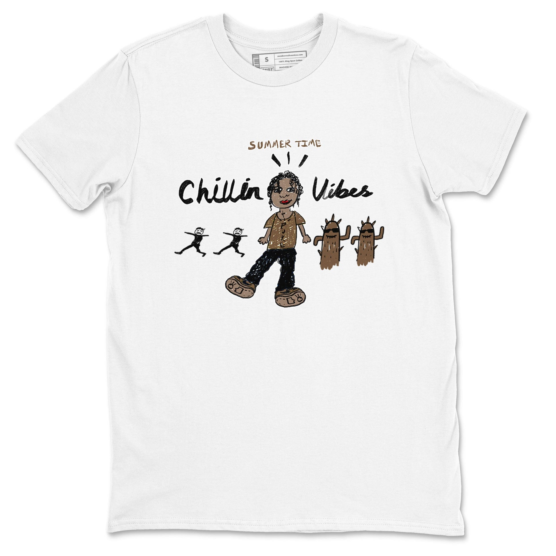 Jordan Jumpman Jack Travis Scott Dark Mocha shirts to match jordans Chillin Vibes sneaker match tees Jordan Jumpman Jack Travis Scott Dark Mocha SNRT Sneaker Release Tees unisex cotton White 2 crew neck shirts