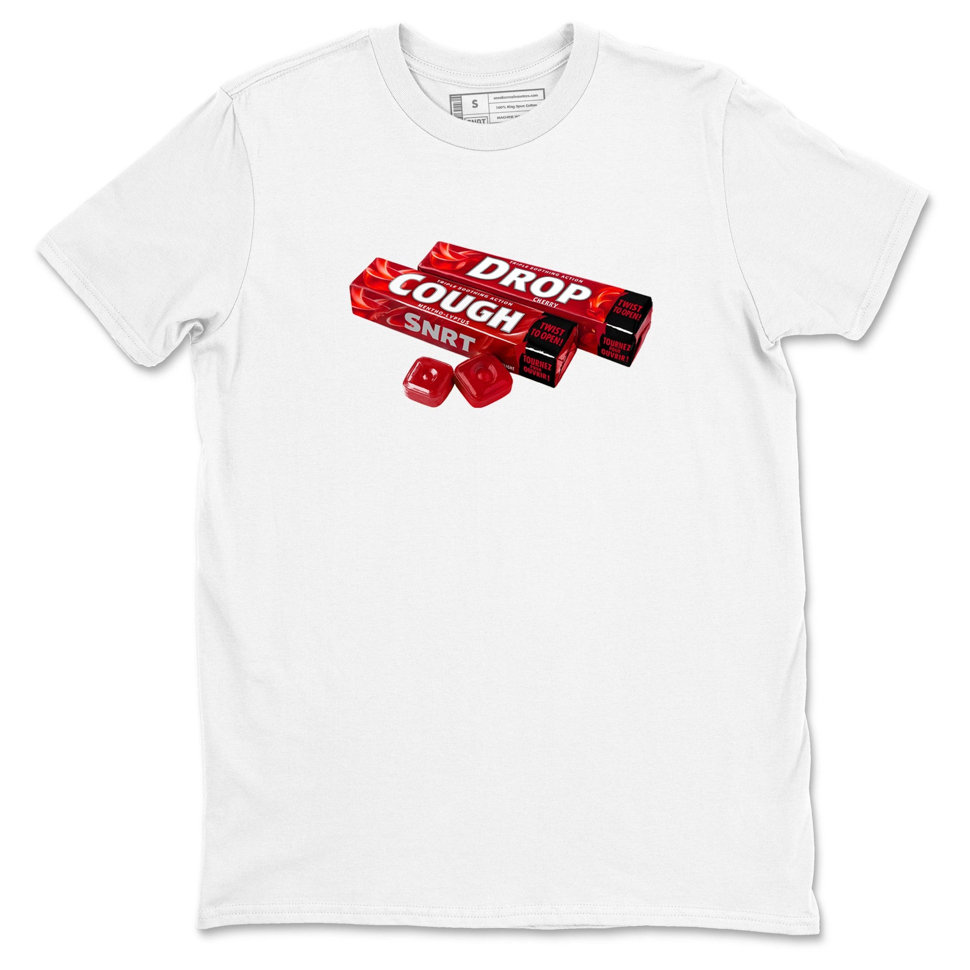 Sneaker match tees – Sneaker Tees To Match Air Foamposite Cough Drop Shoes – Cough Drop Tee White 2