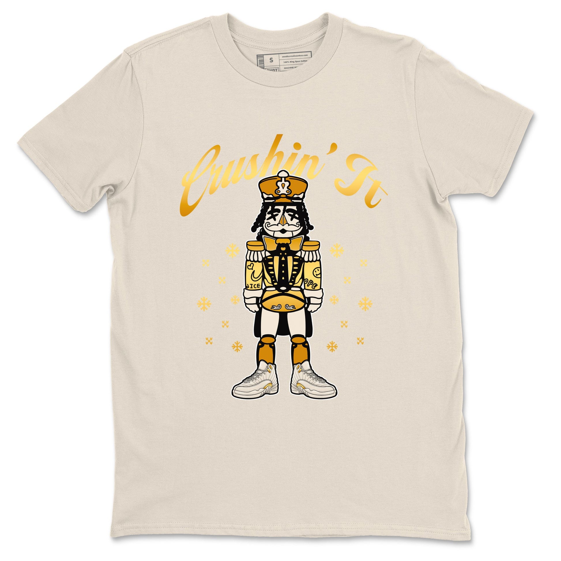 12s Phantom shirts to match jordans Crushin' It sneaker match tees Air Jordan 12 WMNS Phantom match shoes to clothes SNRT Sneaker Tees unisex cotton Natural 2 shirts