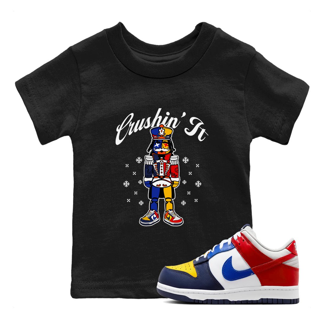 Dunk What The t shirts to match sneakers Crushin' It Christmas Tee Dunk Low CO.JP What The shirt SNRT Sneaker Tees Youth Baby Black 1 tee
