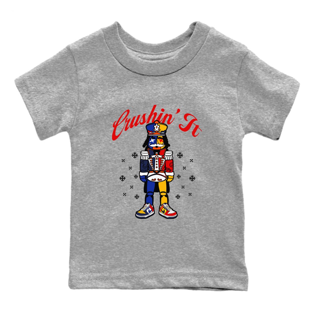 Dunk What The t shirts to match sneakers Crushin' It Christmas Tee Dunk Low CO.JP What The shirt SNRT Sneaker Tees Youth Baby Heather Grey 2 tee