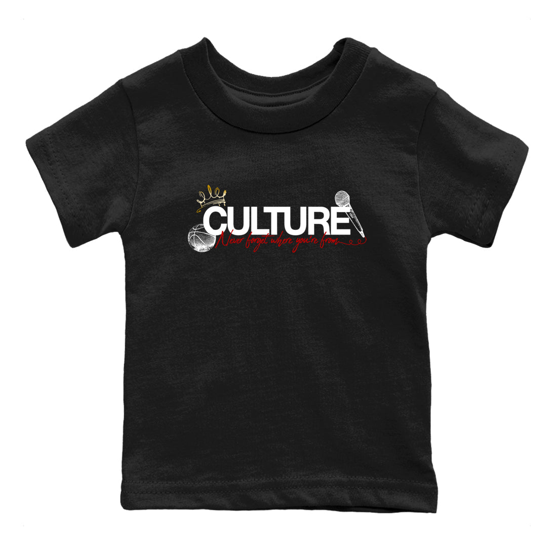 Sneaker match tees – Sneaker Tees To Match Air Jordan 12 Taxi Shoes – Culture Kids T-Shirt Black 2