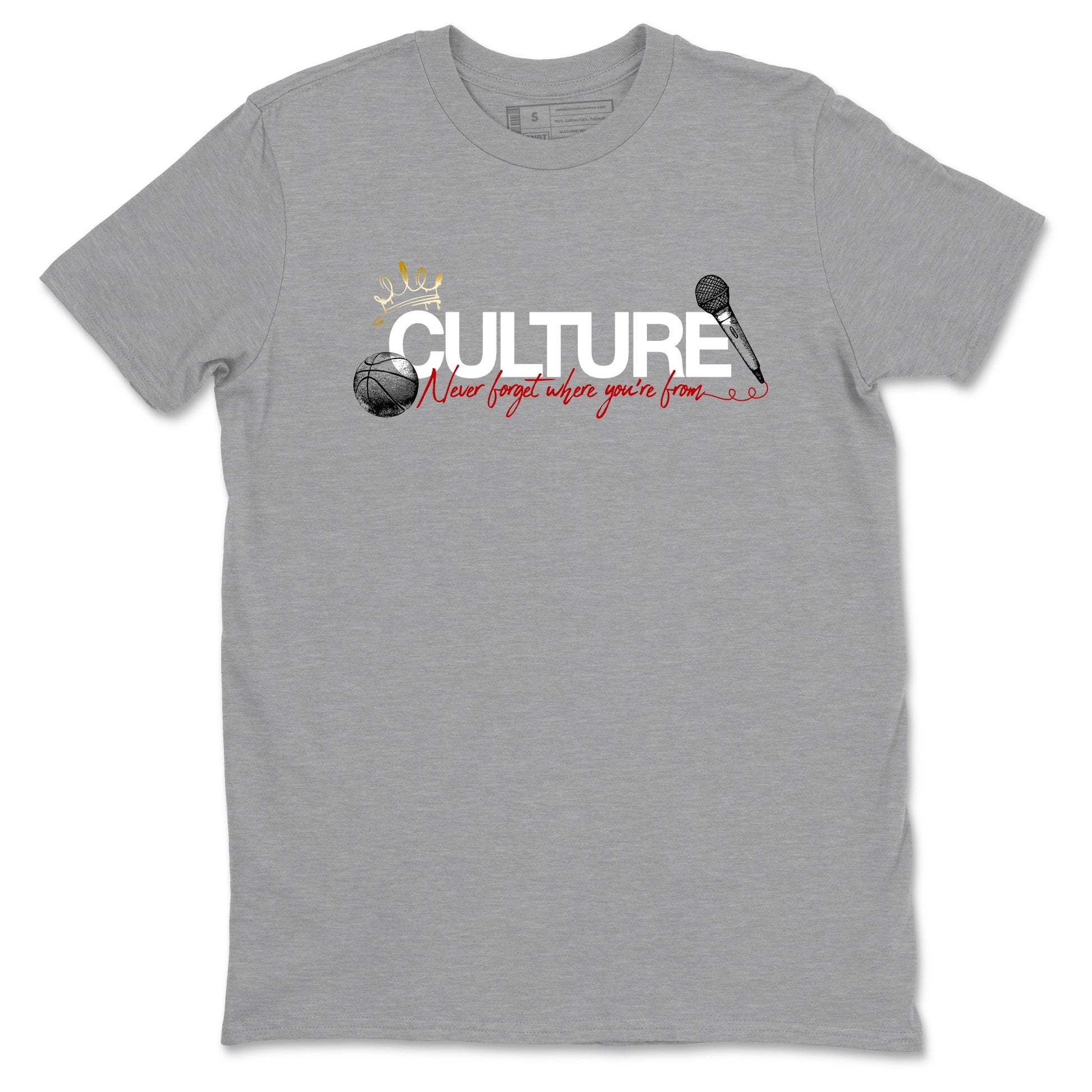 Sneaker match tees – Sneaker Tees To Match Air Jordan 12 Taxi Shoes – Culture Tee Heather Grey 2