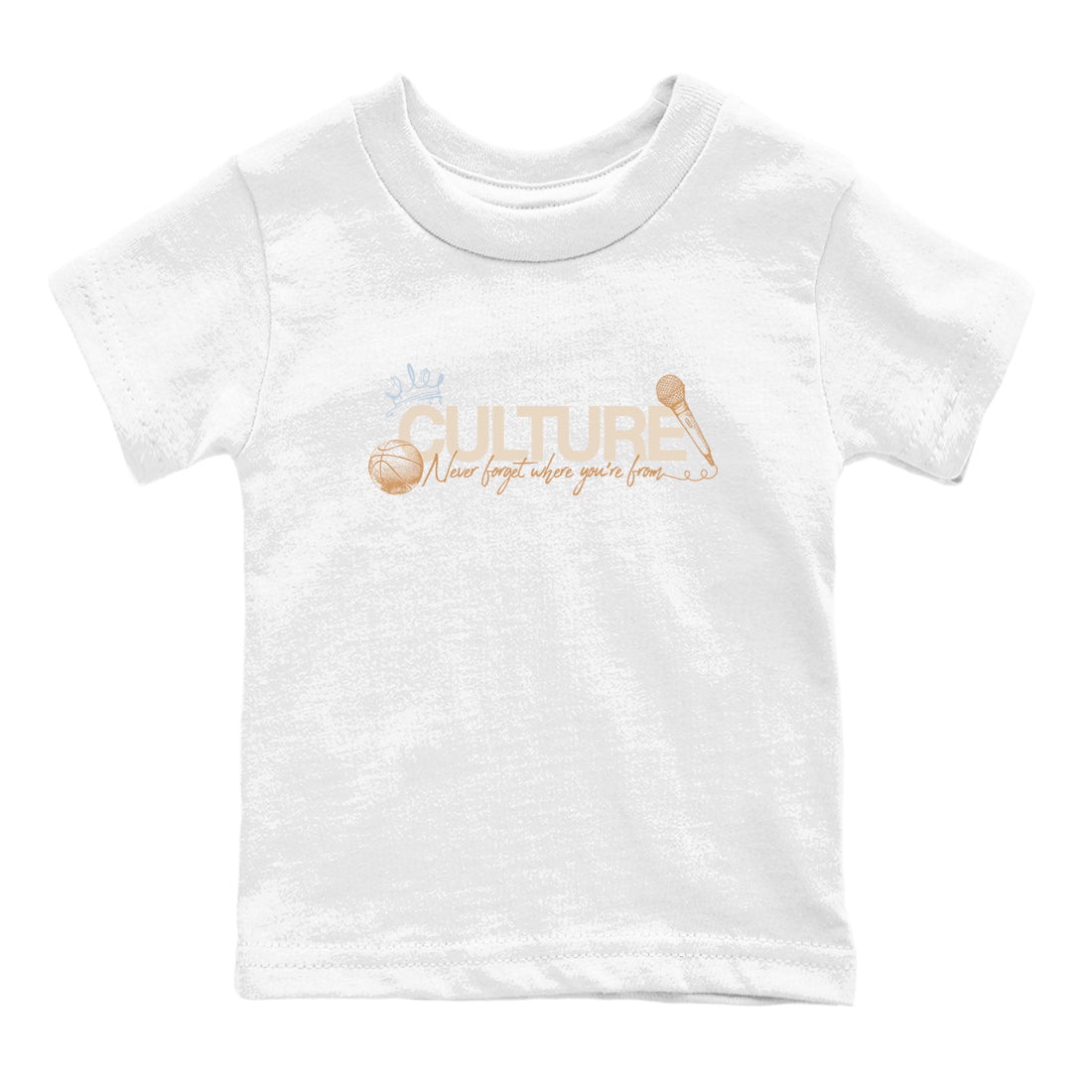 Sneaker match tees – Sneaker Tees To Match Air Jordan 3 Champagne and Oysters Shoes – Culture Kids T-Shirt White 2