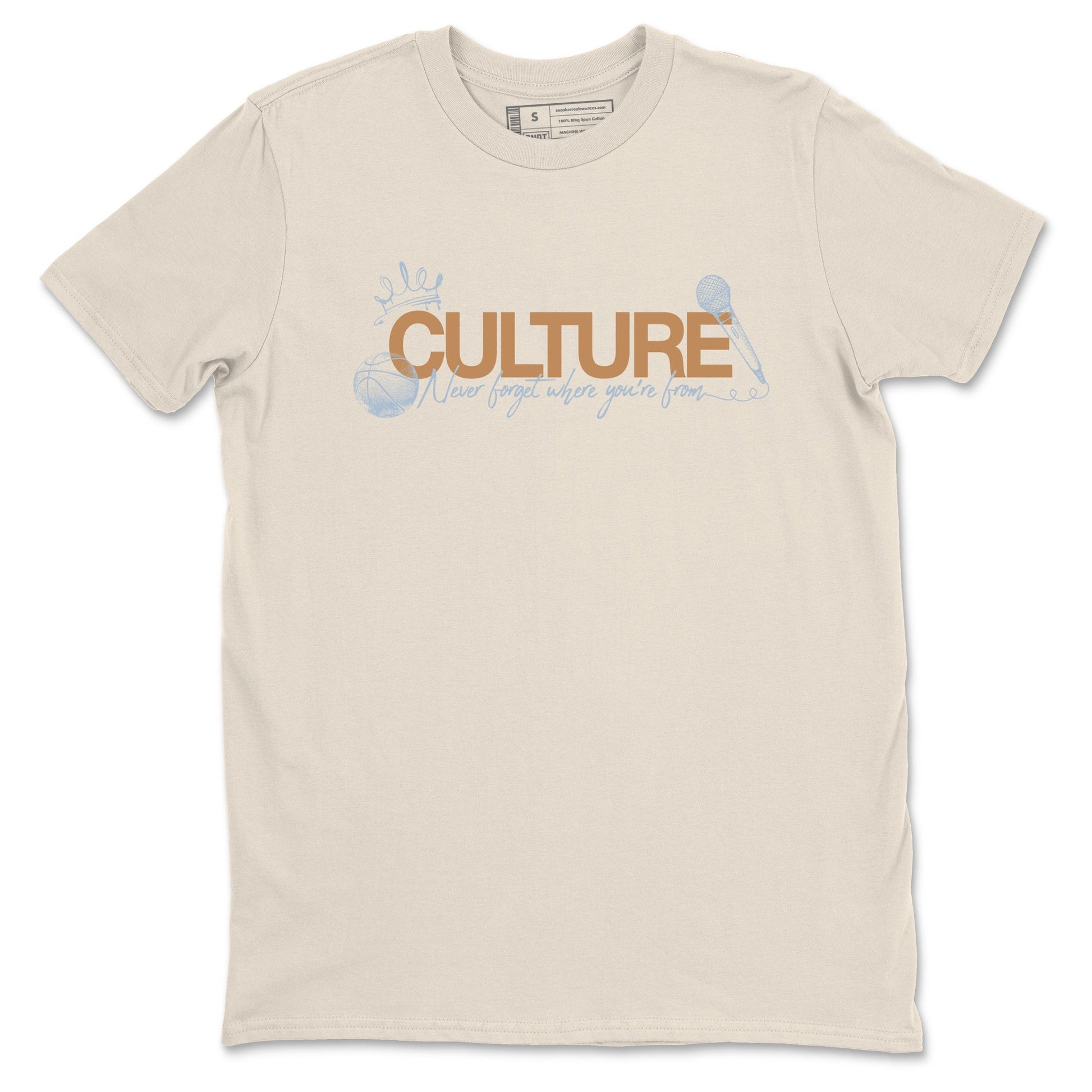 Sneaker match tees – Sneaker Tees To Match Air Jordan 3 Champagne and Oysters Shoes – Culture Tee Natural 2