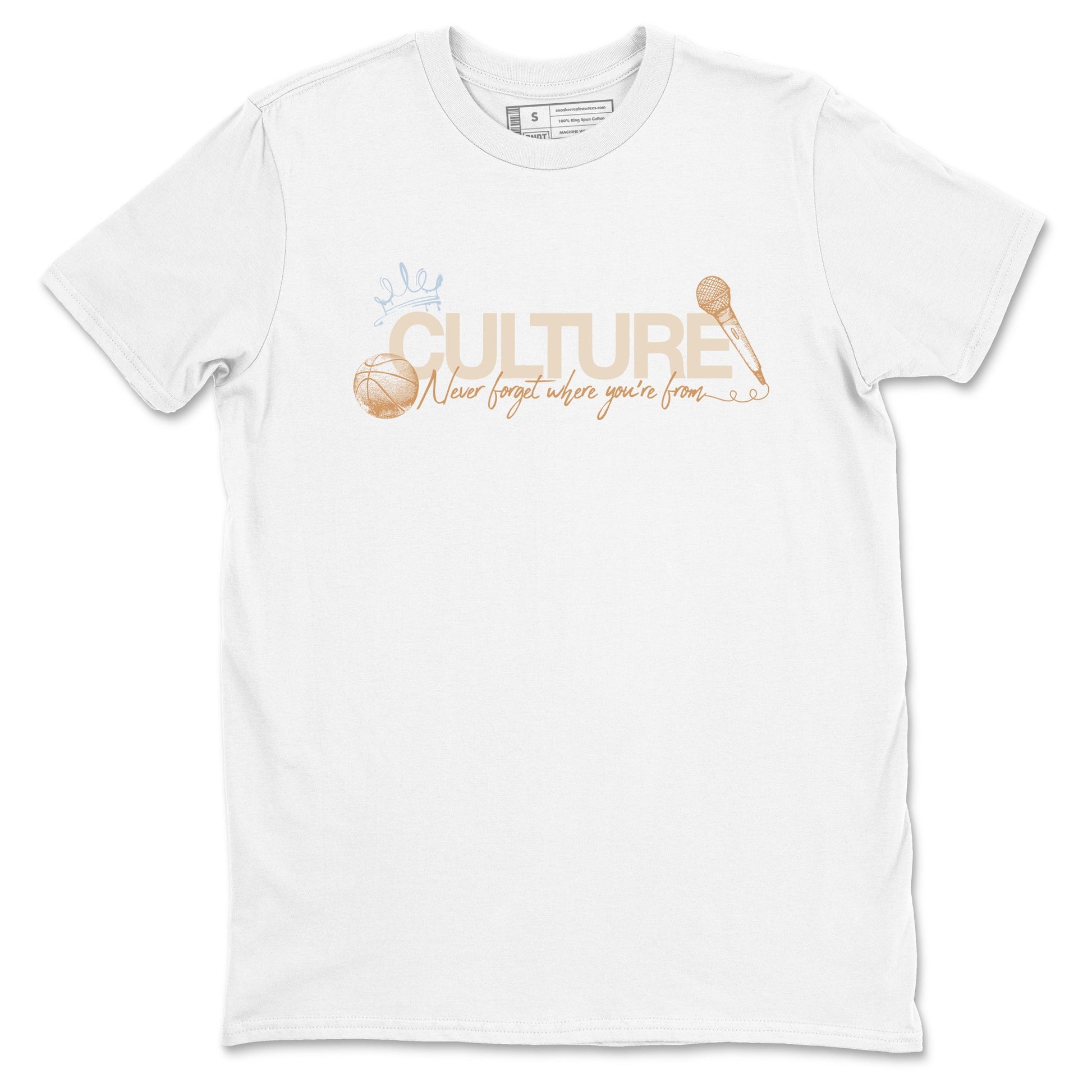 Sneaker match tees – Sneaker Tees To Match Air Jordan 3 Champagne and Oysters Shoes – Culture Tee White 2