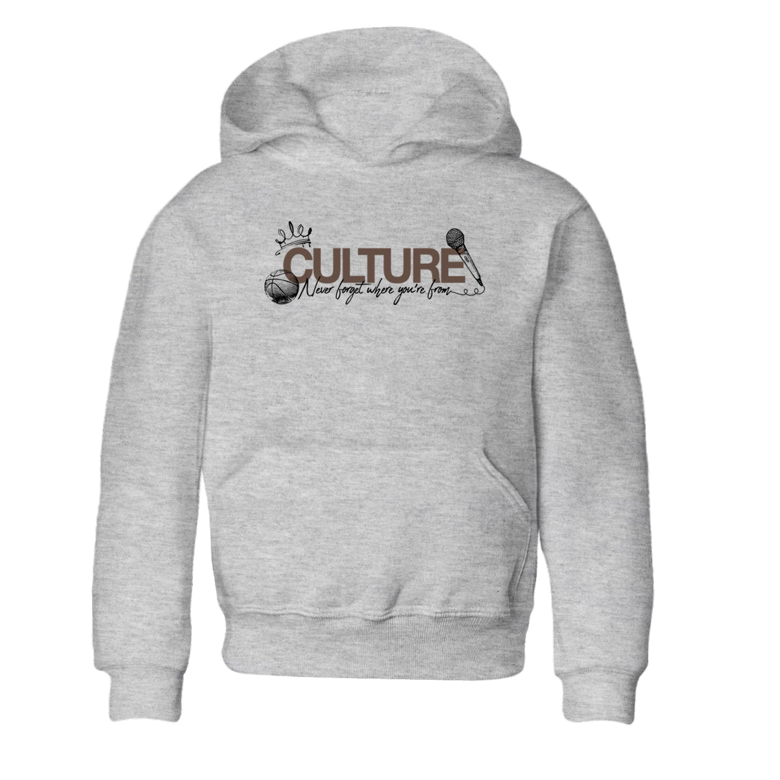 Sneaker match tees – Sneaker Tees To Match Air Jordan 4 Cave Stone Shoes – Culture Kids T-Shirt Heather Grey 2