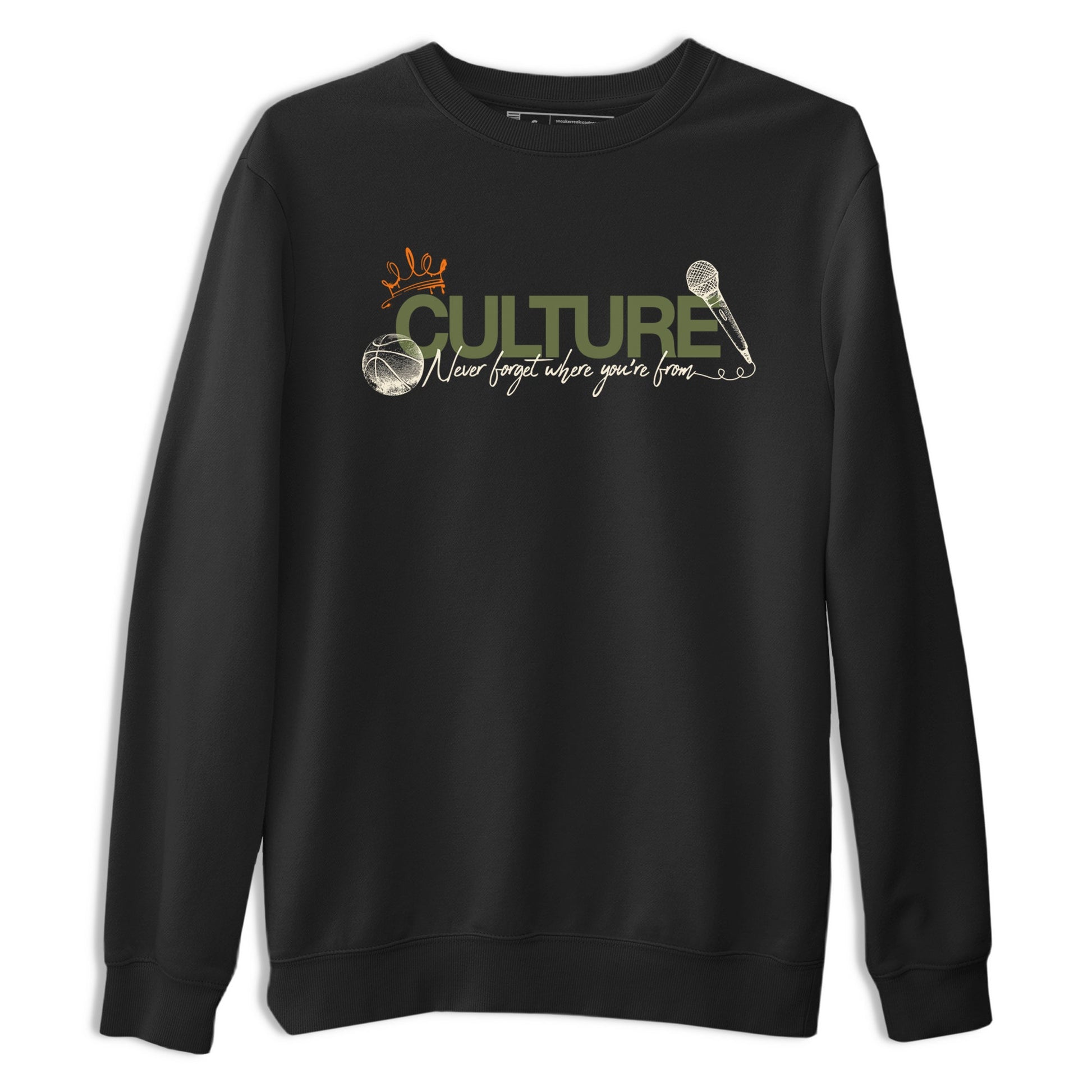 Sneaker match tees – Sneaker Tees To Match Undefeated inspired colorways Air Jordan 4 OG Olive Shoes – Culture Tee Black 2