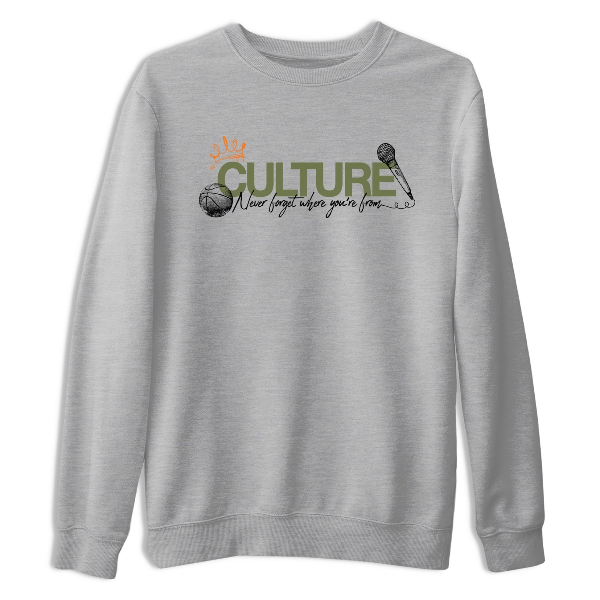 Sneaker match tees – Sneaker Tees To Match Undefeated inspired colorways Air Jordan 4 OG Olive Shoes – Culture Tee Heather Grey 2