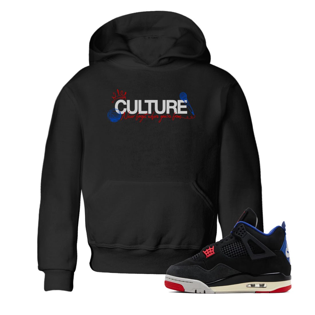 Sneaker match tees – Sneaker Tees To Match Air Jordan 4 Rare Air Shoes – Culture Kids T-Shirt Black 1