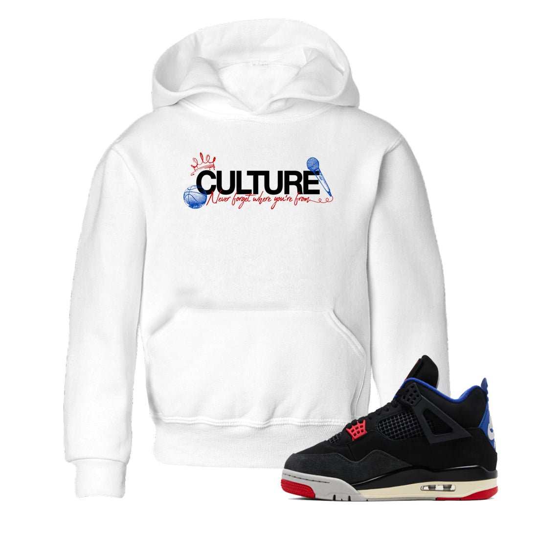 Sneaker match tees – Sneaker Tees To Match Air Jordan 4 Rare Air Shoes – Culture Kids T-Shirt White 1