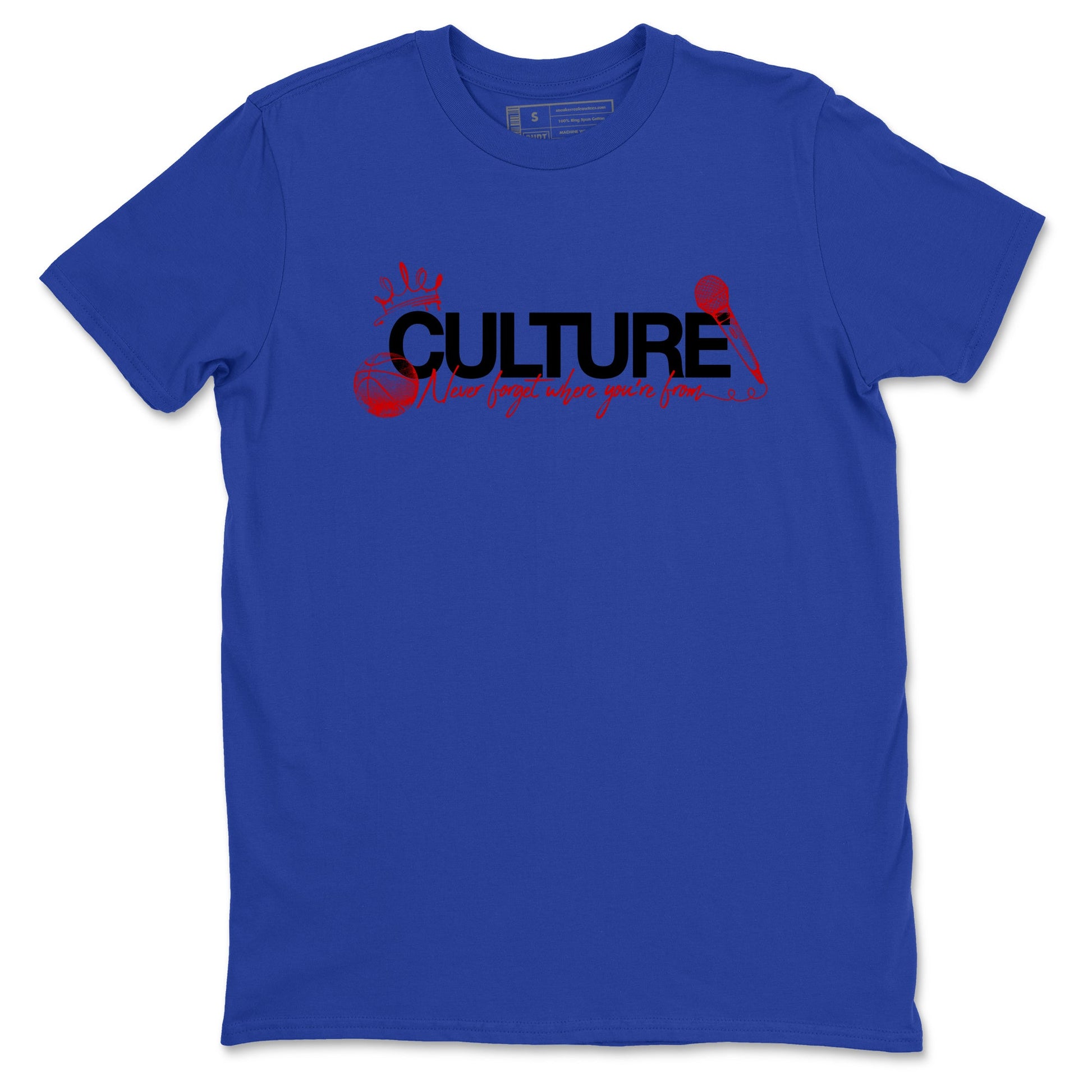 Sneaker match tees – Sneaker Tees To Match Air Jordan 4 Rare Air Shoes – Culture Tee Royal Blue 2
